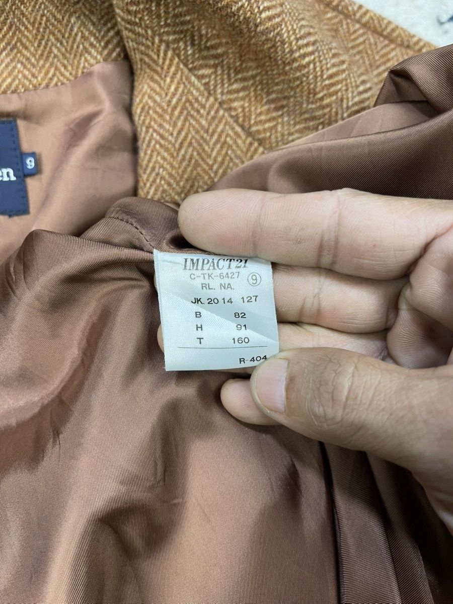 Polo Ralph Lauren Ralph Lauren Herringbone Tweed Half Cinch Equastrian Jacket Size L / US 10 / IT 46 - 18 Thumbnail