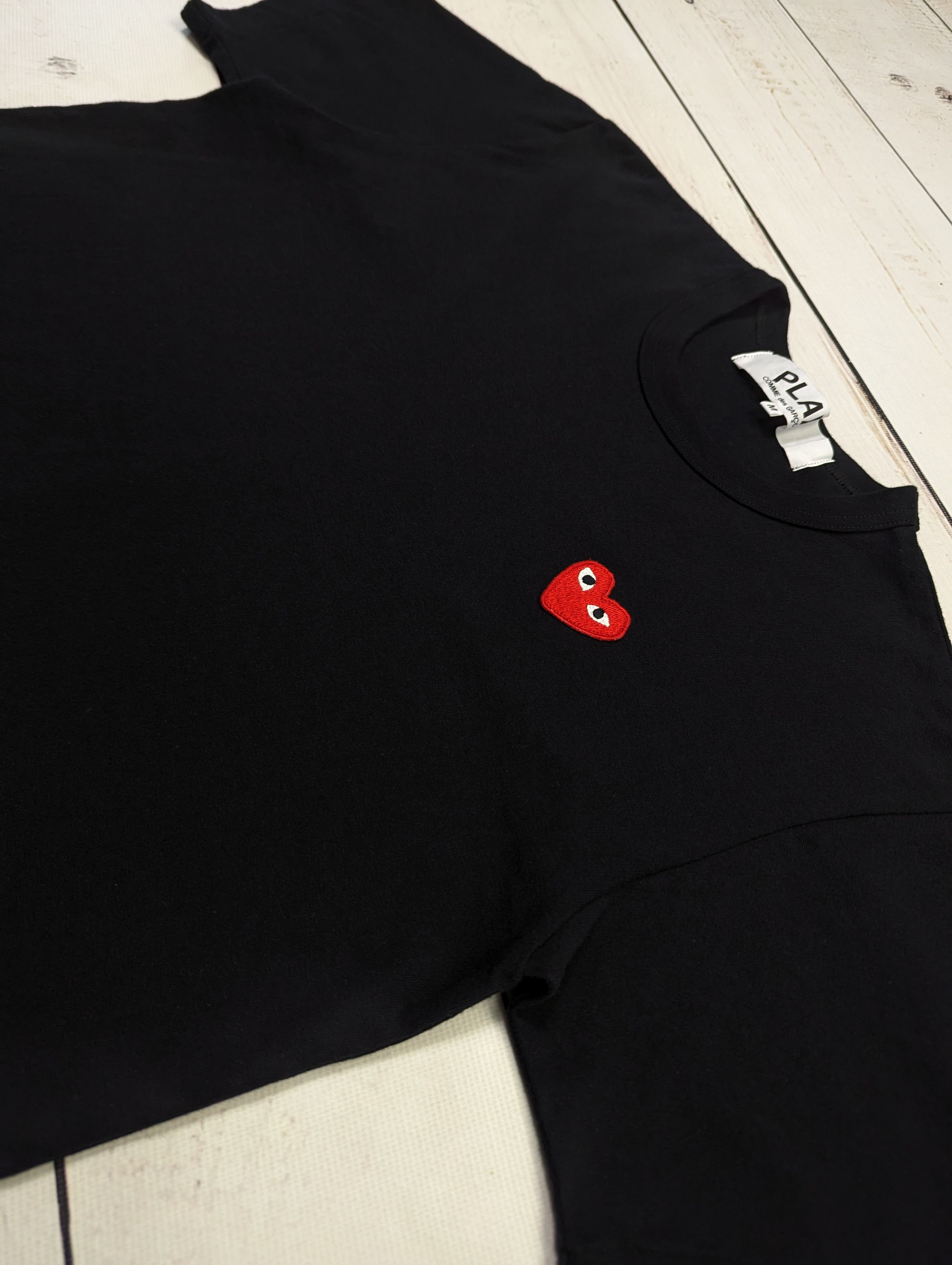 Comme des Garcons PLAY Comme Des Garcons Play black t-shirt AZ-T108 Size US M / EU 48-50 / 2 - 4 Thumbnail