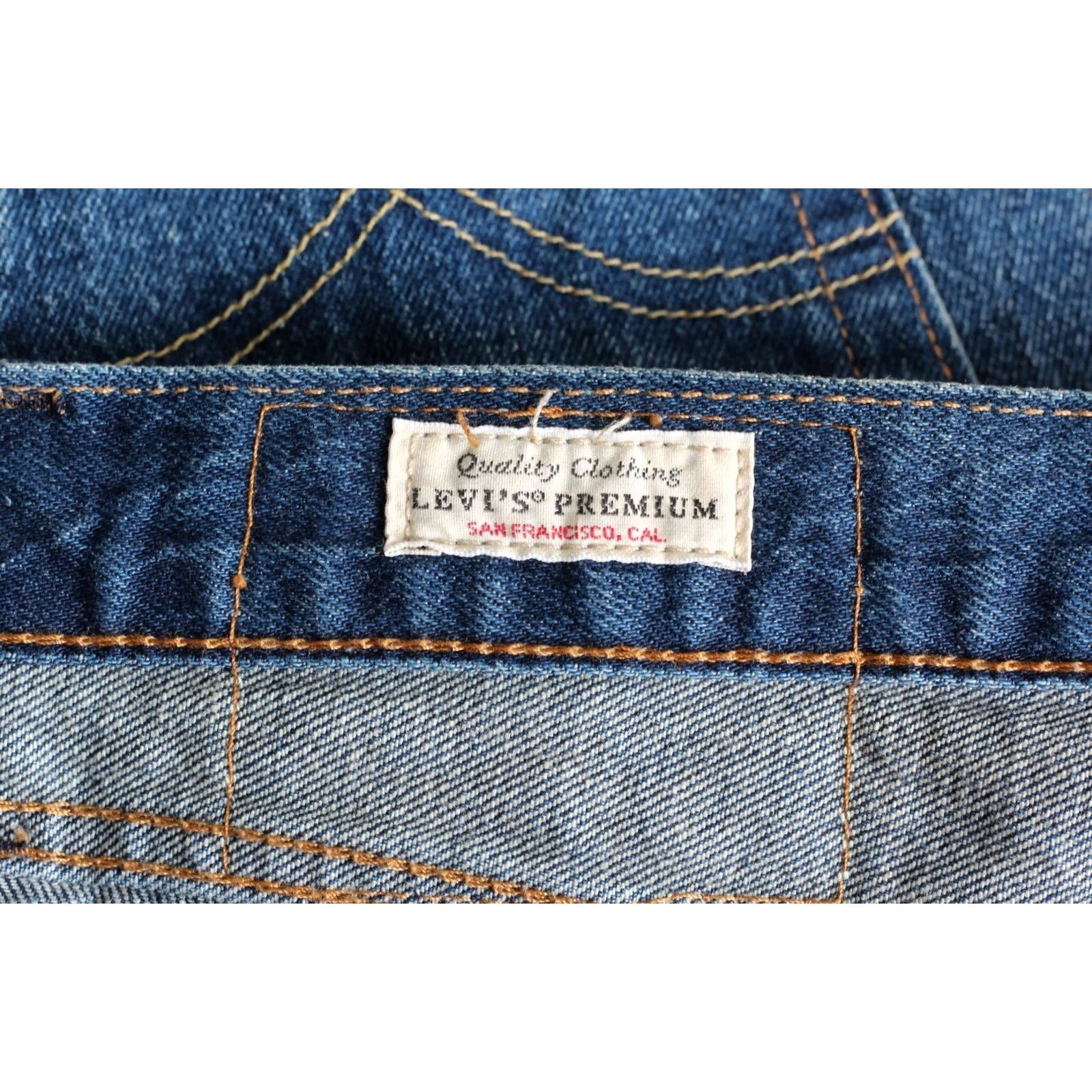 Levi's LEVI’S 501 PREMIUM Jeans Men 28x28 W28 L28 Regular Straight Stretch DZ7438 Dark Blue Blue Size US 28 / EU 44 - 7 Thumbnail