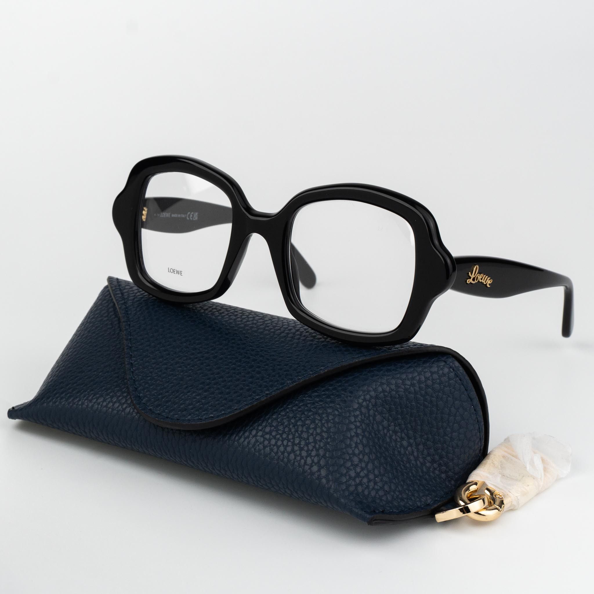 Loewe Loewe CURVY Women Eyeglasses Square LW50066I 001 BRAND NEW Size ONE SIZE - 1 Thumbnail