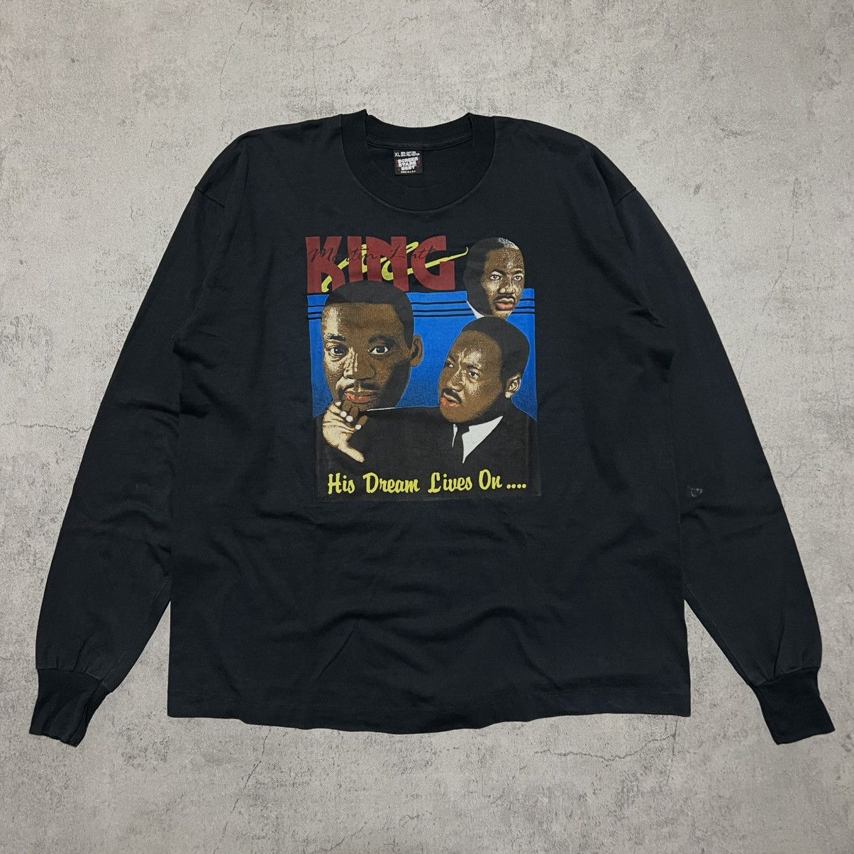 Vintage Martin Luther King Jr. Vintage Long Sleeves T-Shirt Size US XL / EU 56 / 4 - 2 Thumbnail