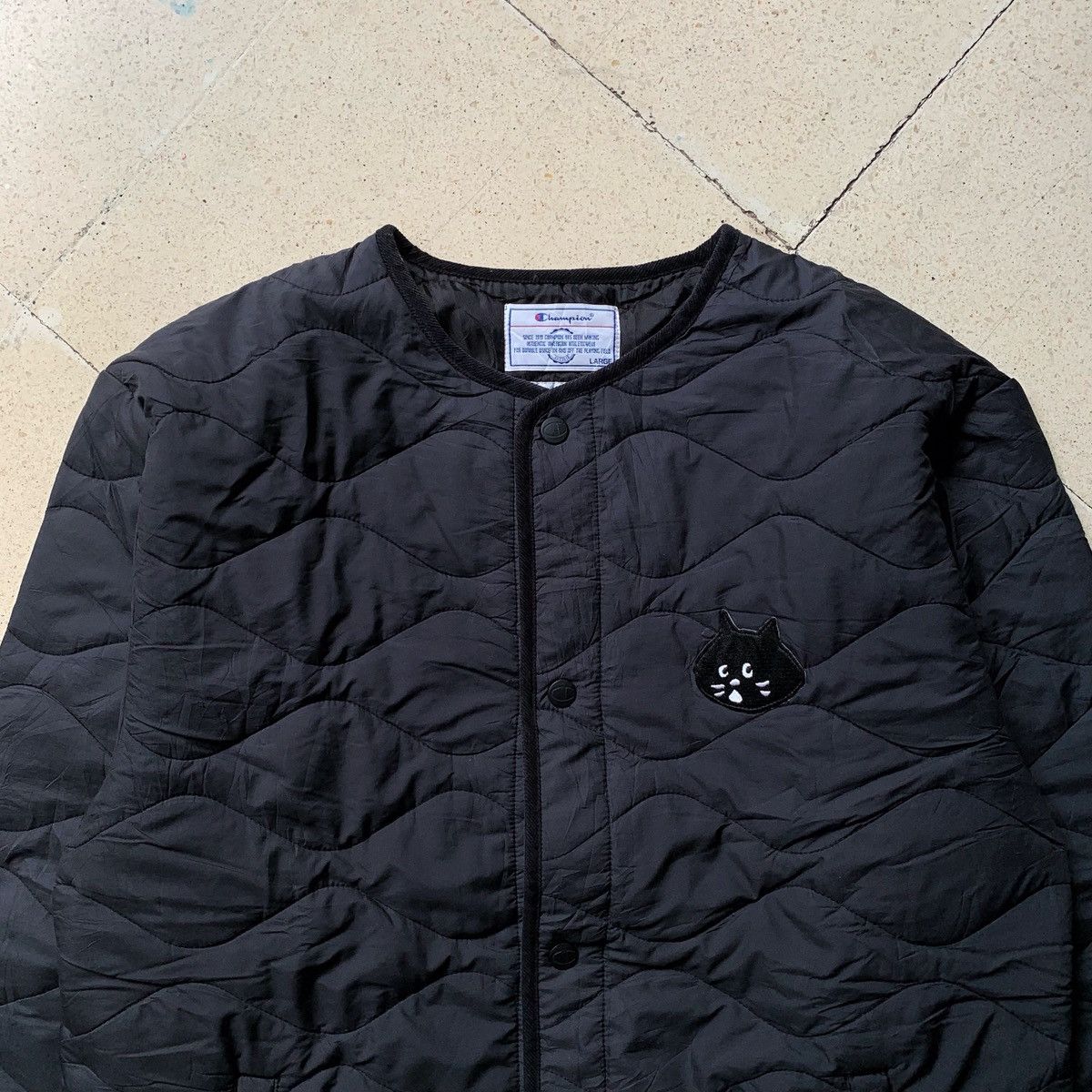 Ne-Net 2000s Ne-net By Issey Miyake Champion Quilted Jacket Size US L / EU 52-54 / 3 - 2 Thumbnail