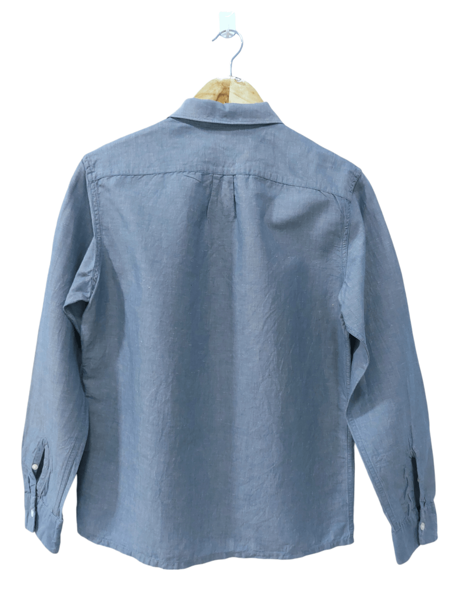 Lemaire × Uniqlo Uniqlo X Lemaire Linen Blend Chambray Shirt Size US M / EU 48-50 / 2 - 2 Thumbnail