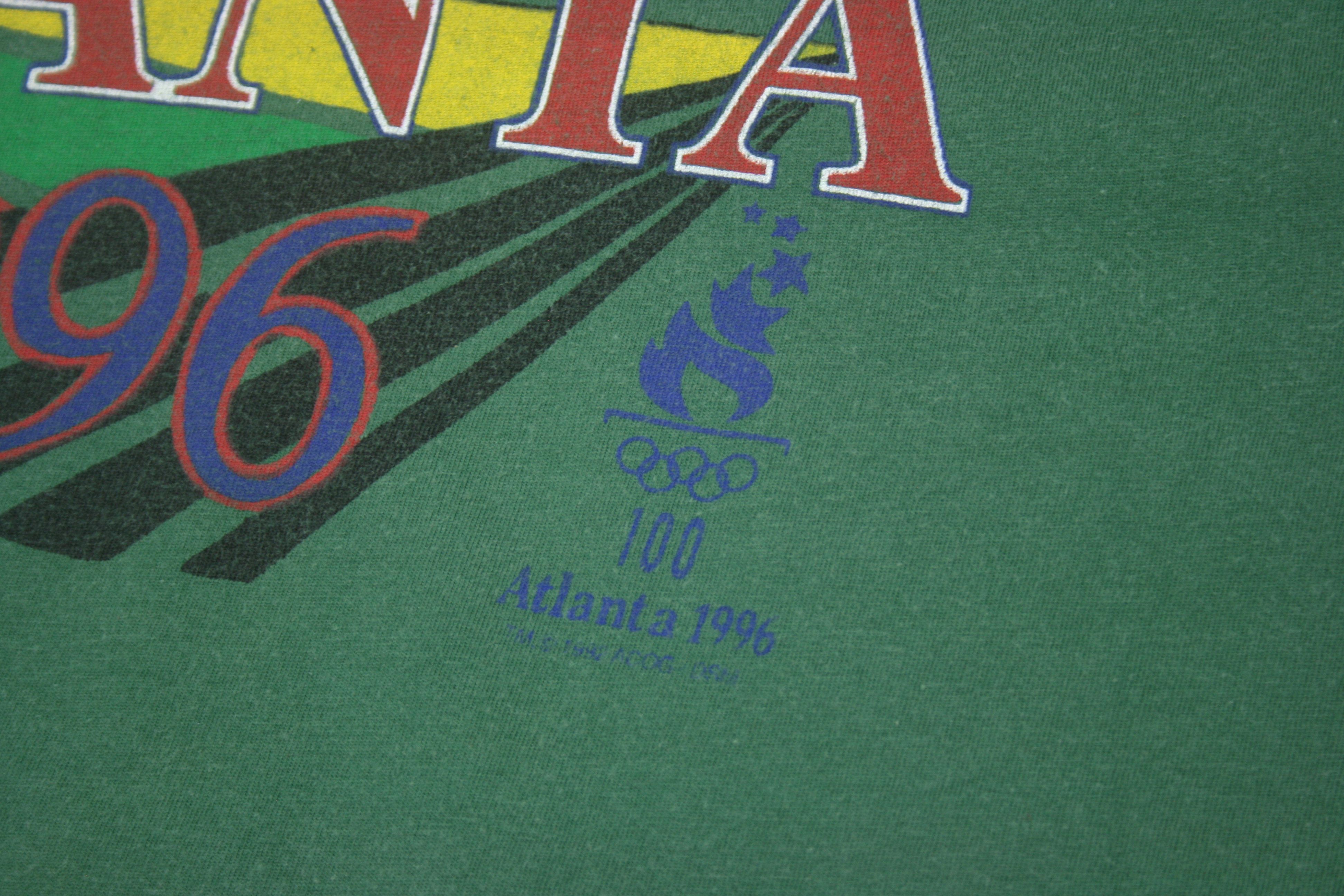 USA Olympics Atlanta 1996 Olympic Games Big Logo T-Shirt Vintage Size US L / EU 52-54 / 3 - 5 Thumbnail