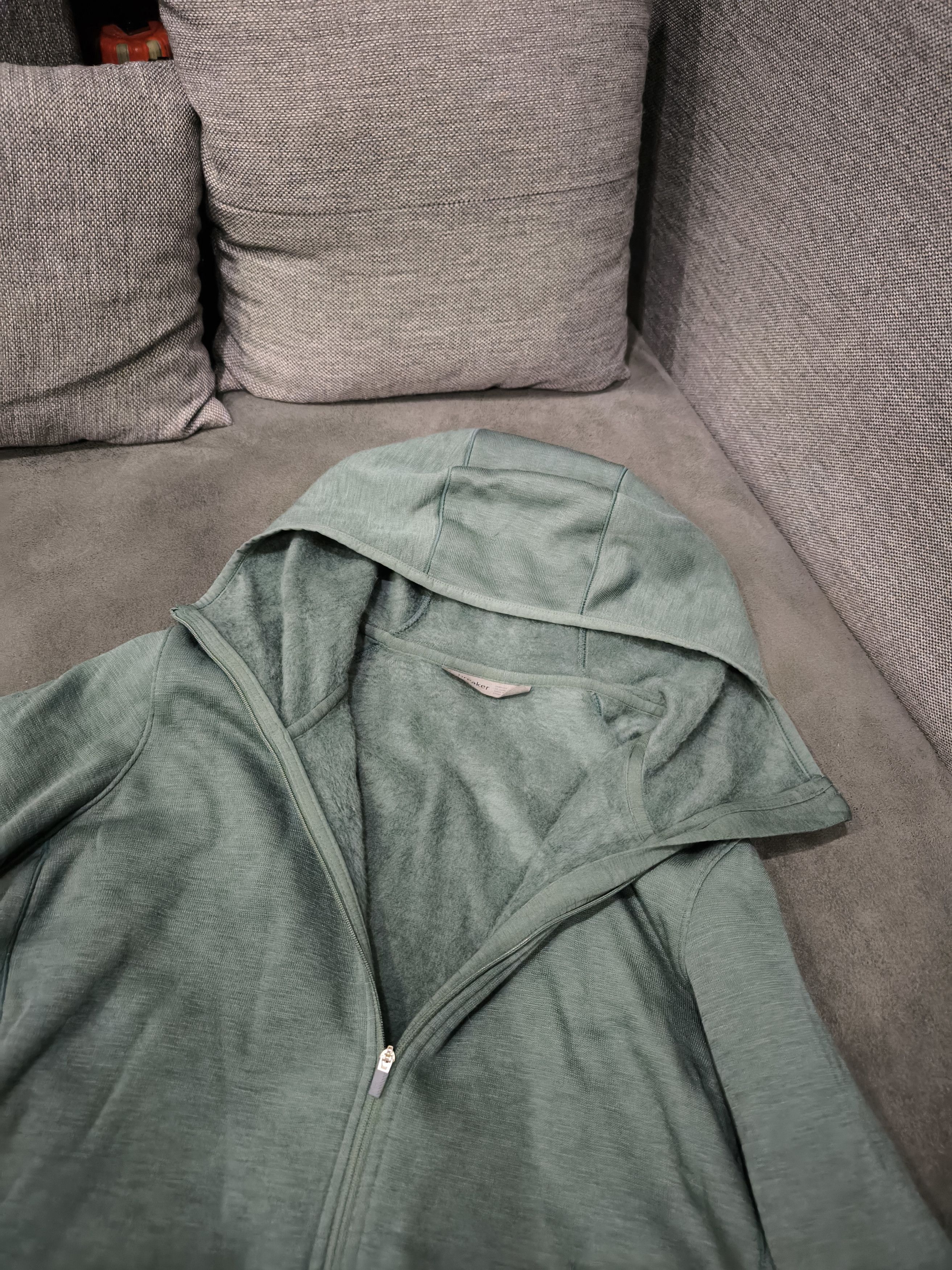 Icebreaker Women's Icebreaker Elemental LS Zip Hood Merino jacket Size XL / US 12-14 / IT 48-50 - 6 Thumbnail