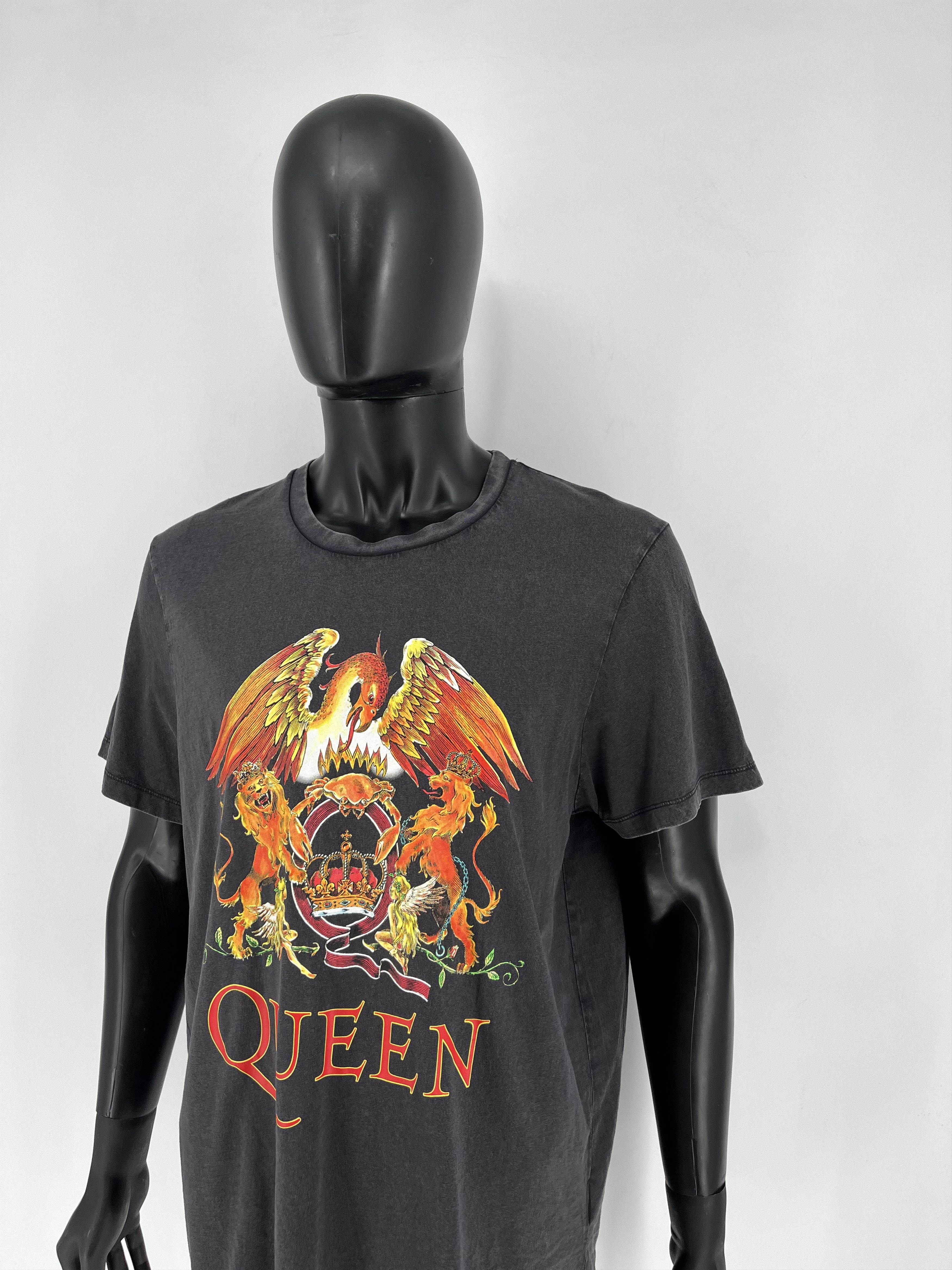 Band Tees × Vintage Mens Vintage QUEEN T Shirt Rock Band Tee Size US L / EU 52-54 / 3 - 4 Thumbnail