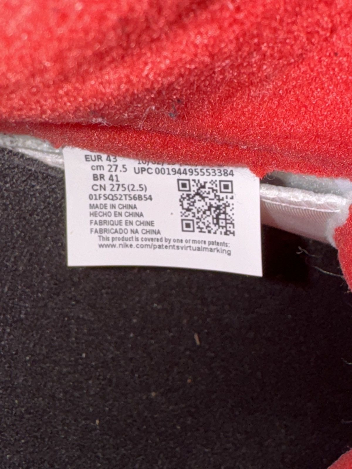 Jordan Brand Air Jordan 5 Retro “Fire Red” 2020 Size US 9.5 / EU 42-43 - 6 Thumbnail