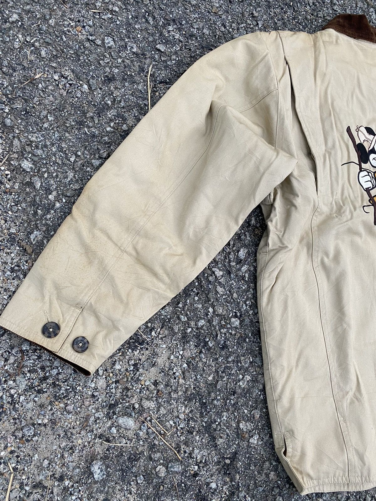 Disney × Mickey Mouse Vintage 90s Embroidered Disney Mickey Chore Jacket Size US S / EU 44-46 / 1 - 2 Thumbnail