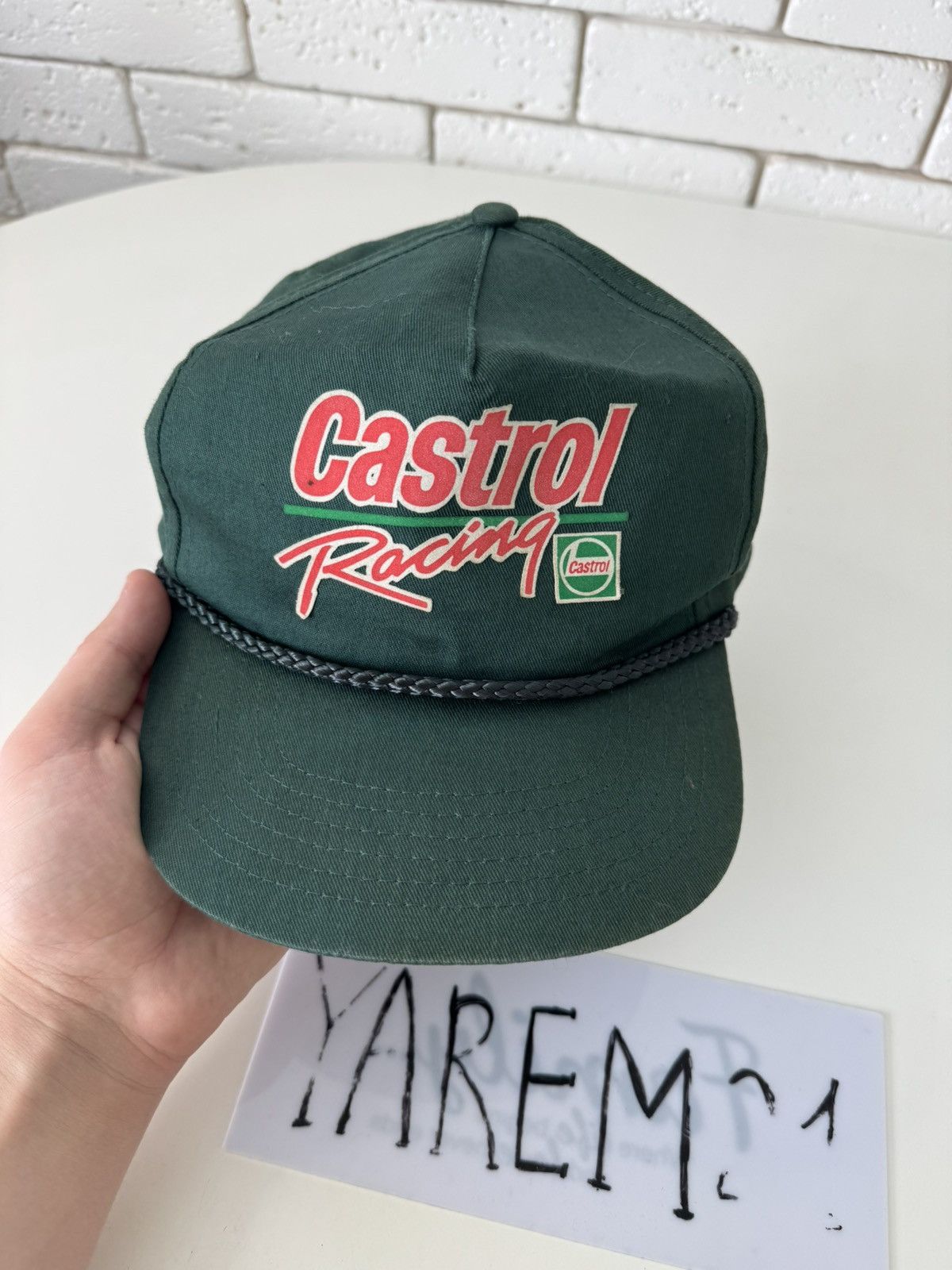 Vintage Castrol racing vintage cap hat Size ONE SIZE - 2 Thumbnail