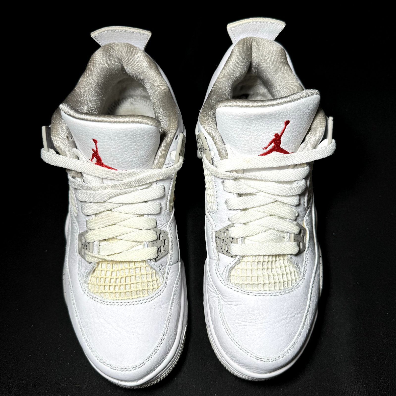 Jordan Brand × Nike Size 6.5 - Nike Air Jordan 4 Retro GS White Oreo 2021 Shoes Size US 6.5 / EU 39-40 - 4 Thumbnail