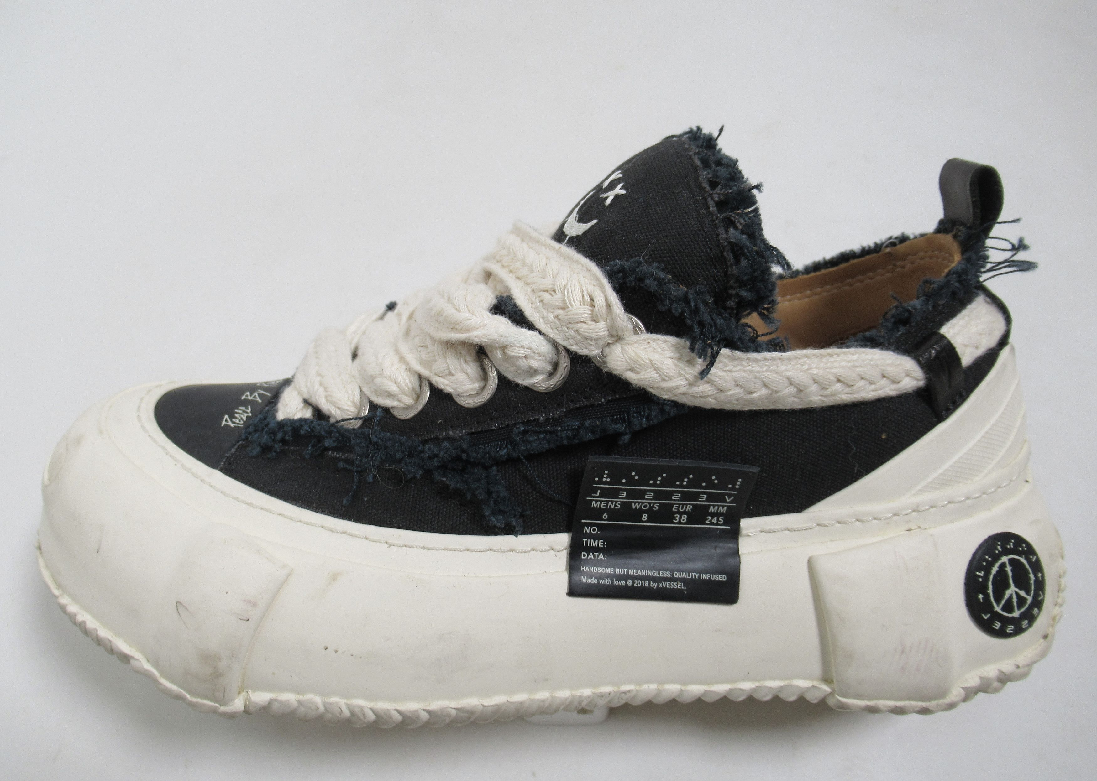 xVESSEL xVessel Unisex G.O.P. 2.0 Marshmallow Lows Black 8 US W Size US 8 / IT 38 - 8 Thumbnail
