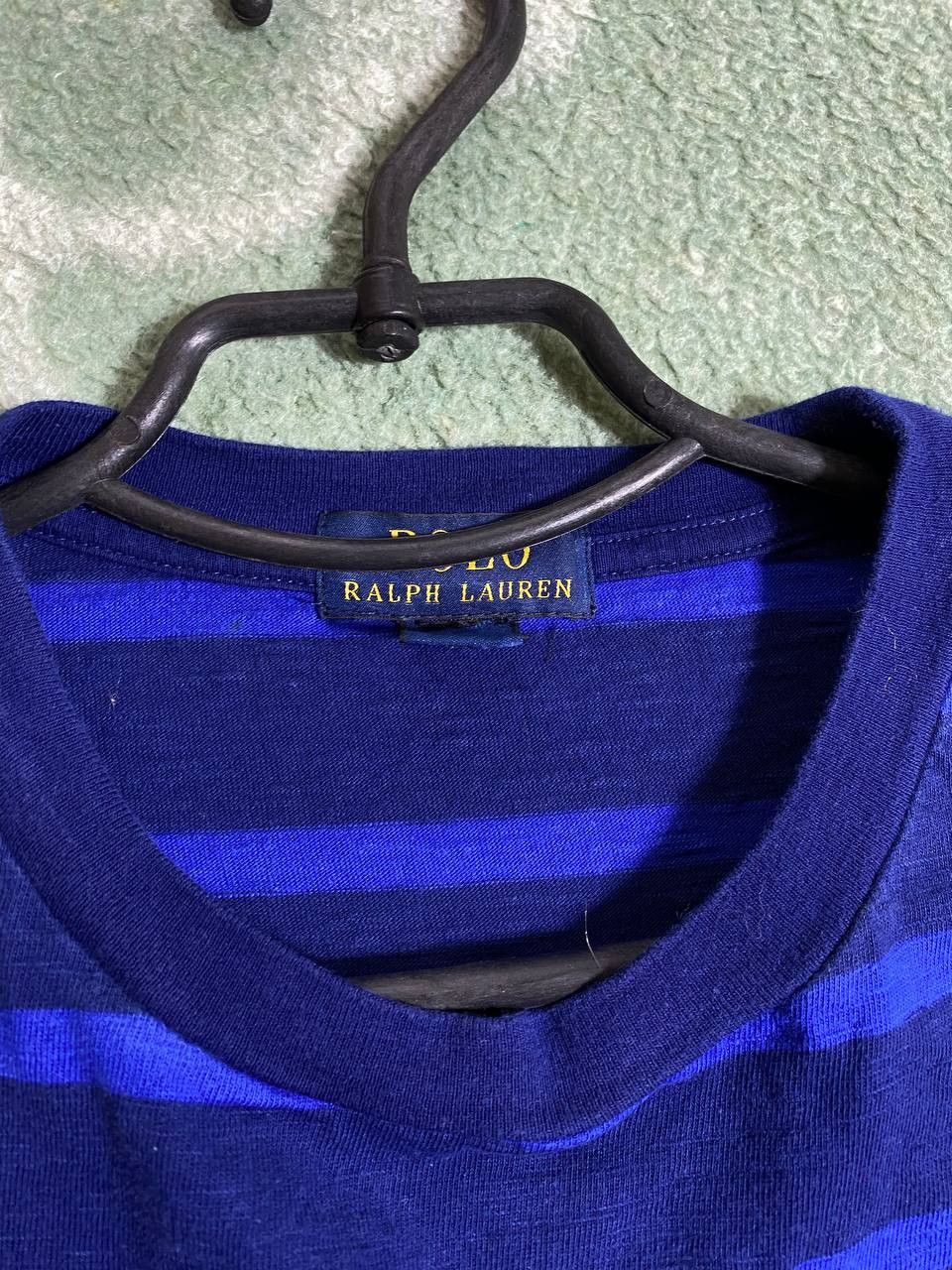 Polo Ralph Lauren × Vintage Vintage Polo Ralph Lauren Rugby Sweatshirt Striped Baggy 90s Size US S / EU 44-46 / 1 - 2 Thumbnail