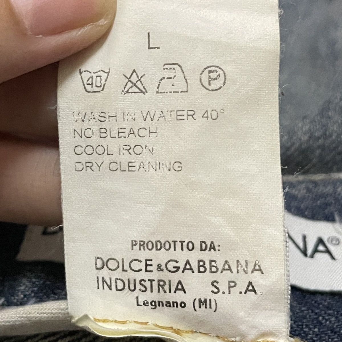 Dolce & Gabbana Very Rare Vintage Brand Dolce Gabbana Distressed Jeans 1990s Size US 35 - 12 Thumbnail