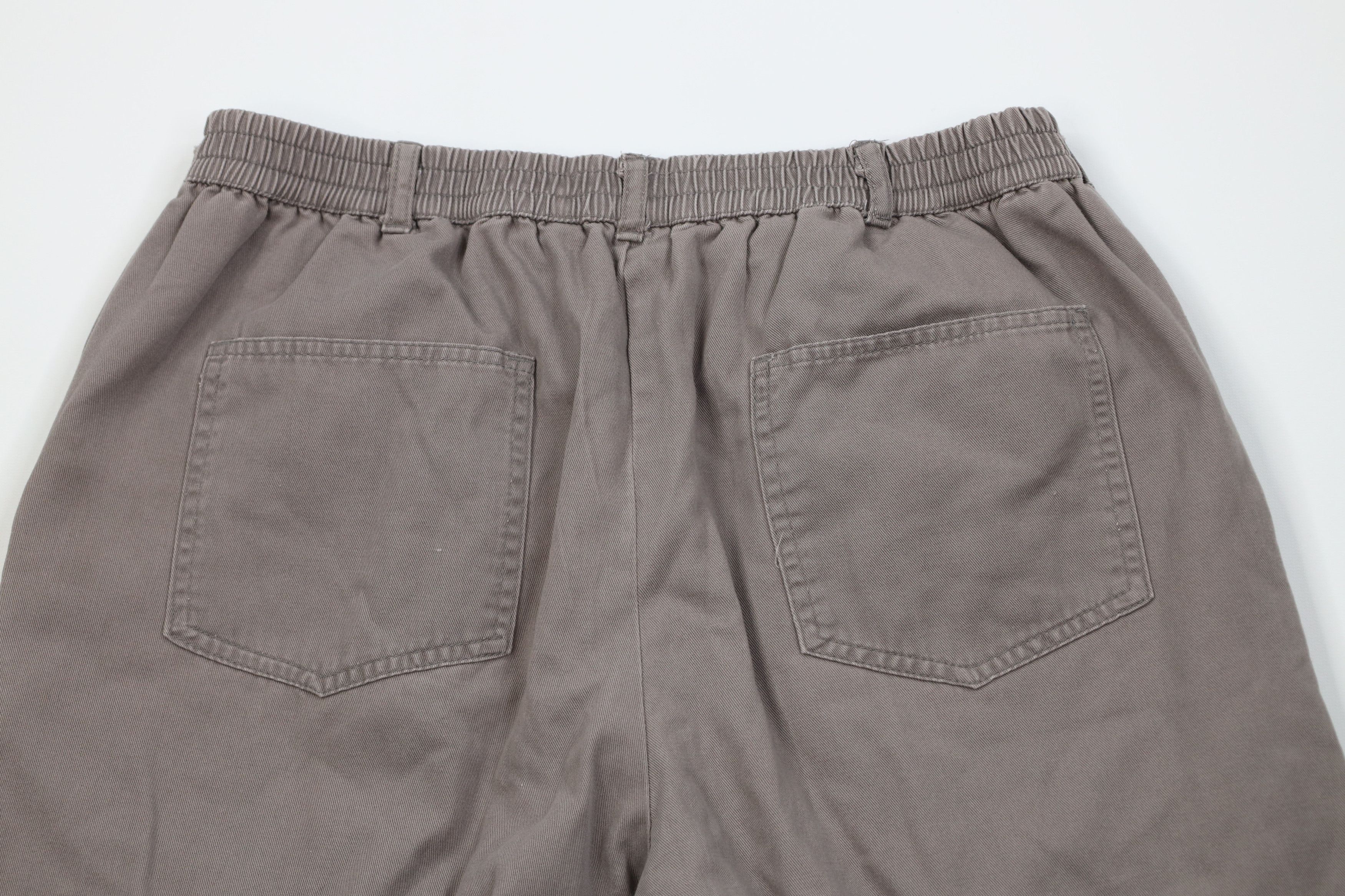 Vintage Vintage 90s Streetwear Flannel Lined Wide Leg Pants Gray Size US 36 / EU 52 - 12 Thumbnail
