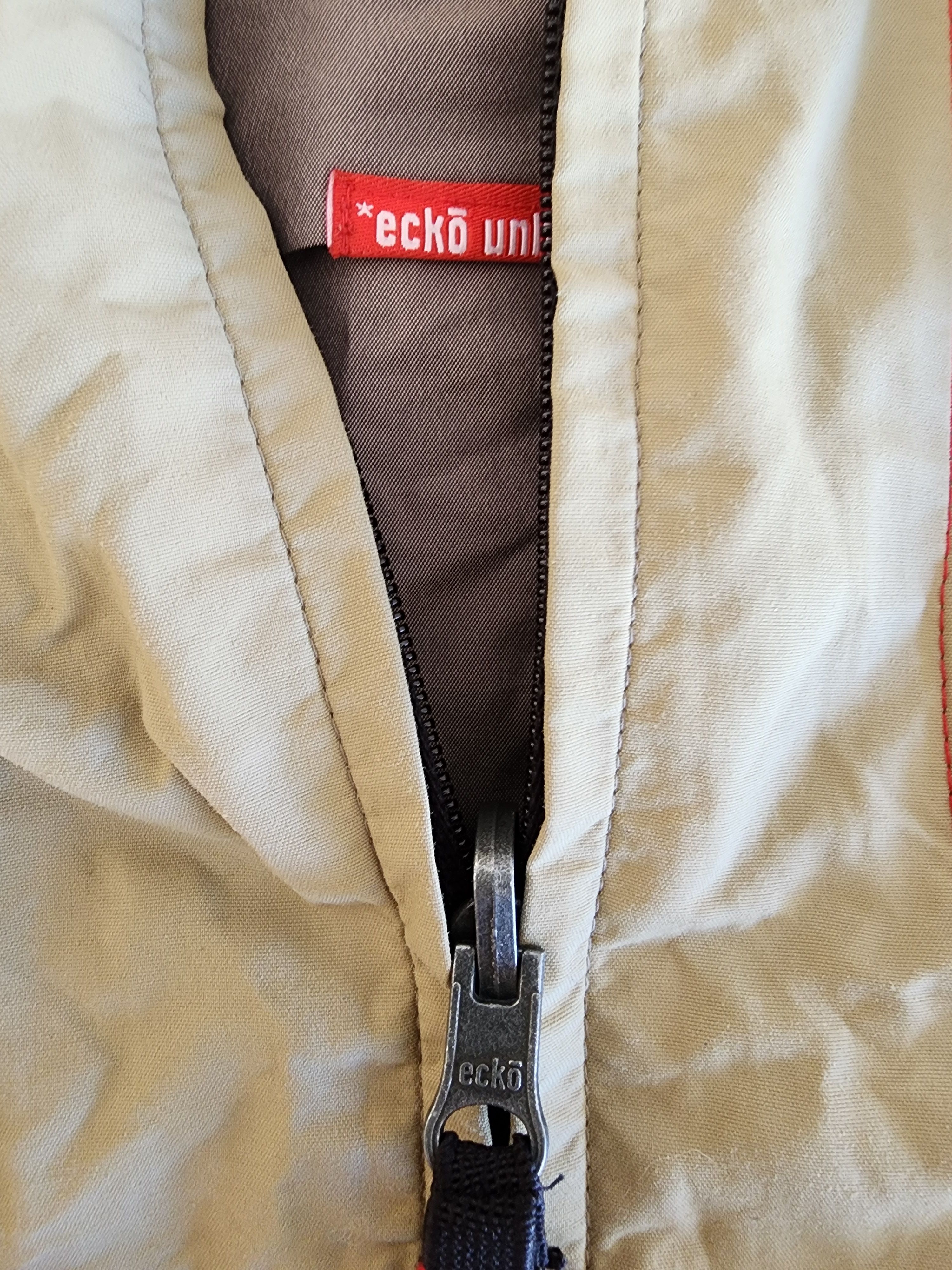 Ecko Unltd. Vintage Ecko Khaki Nylon Jacket Size US L / EU 52-54 / 3 - 8 Thumbnail