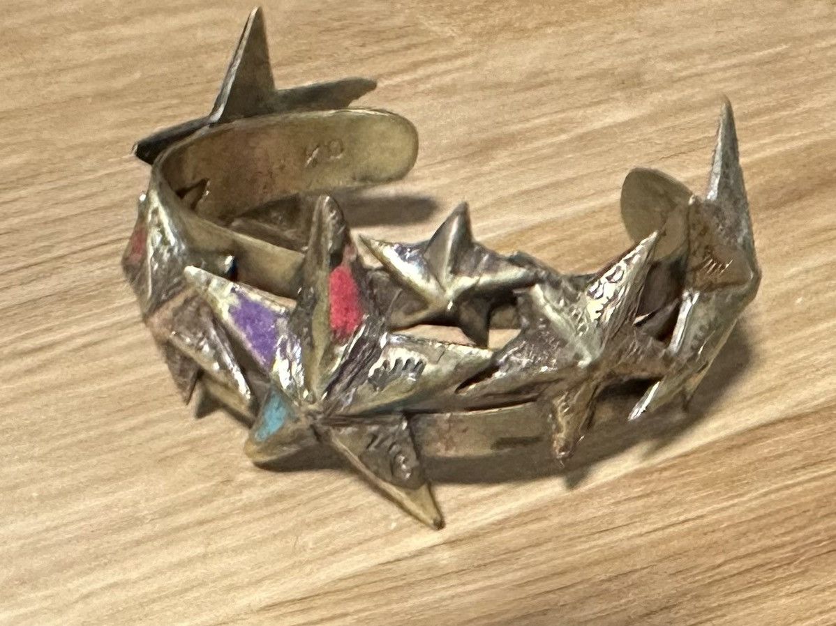 image of Kapital Star Brass Bangle, Men's