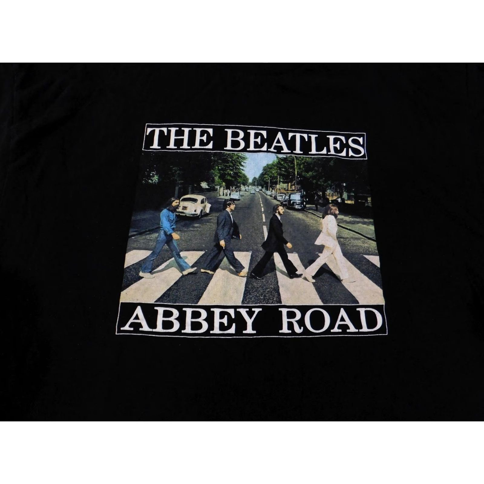 Vintage The Beatles Abbey Road Shirt Mens 2XL Black Graphic Band Tee Classic Rock Music Size US XXL / EU 58 / 5 - 5 Thumbnail