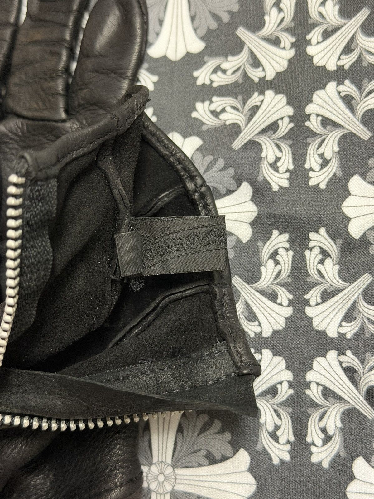 Chrome Hearts Chrome Hearts Leather Dagger Zip Gloves Size ONE SIZE - 4 Thumbnail