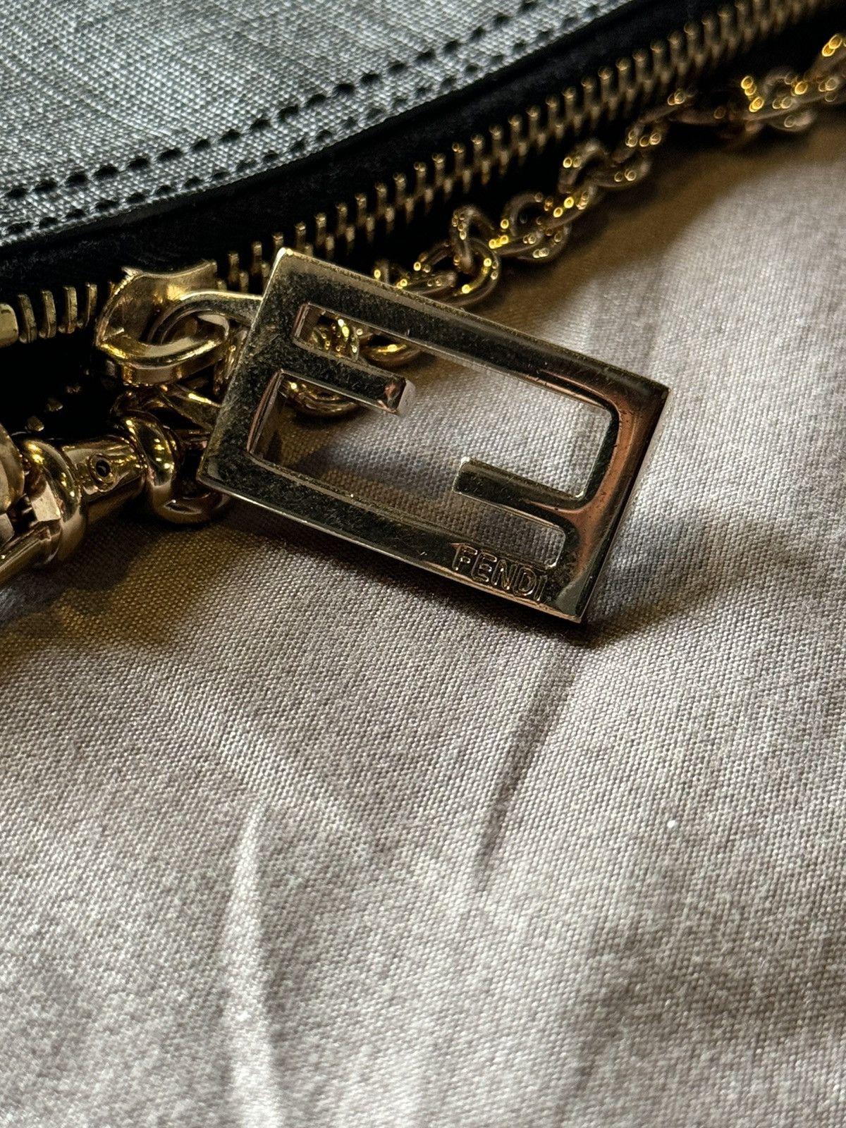 Fendi Fendi Black Zucca Coated Canvas Accessories Pochette Size ONE SIZE - 6 Thumbnail