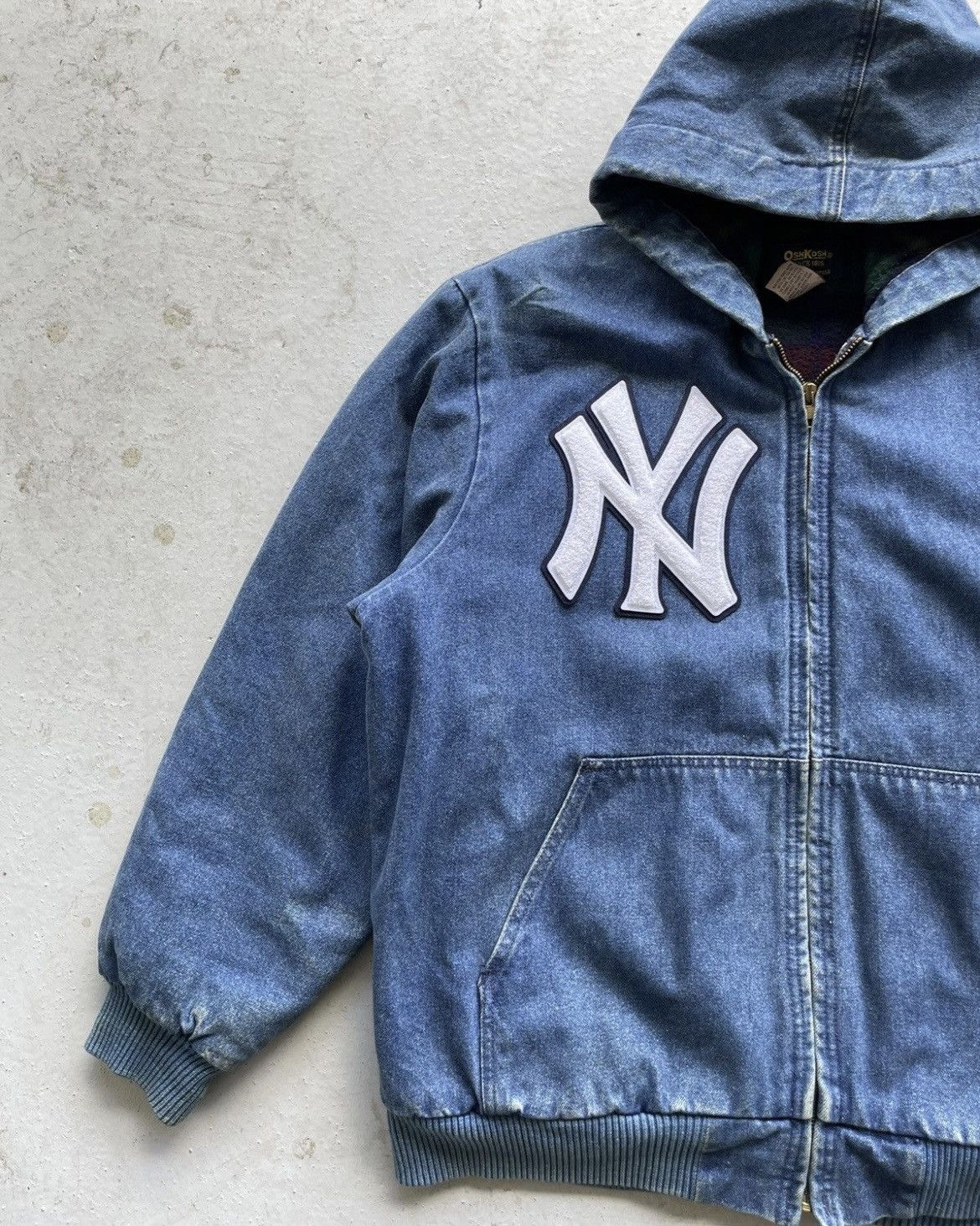 Carhartt × Vintage Vintage Rare 90's Boxy Denim Carhartt Style Work Jacket Size US L / EU 52-54 / 3 - 4 Thumbnail