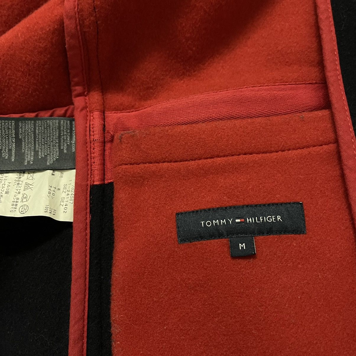 Tommy Hilfiger Tommy Hilfiger Multicolor Wool Duffle Coat Size US M / EU 48-50 / 2 - 9 Thumbnail