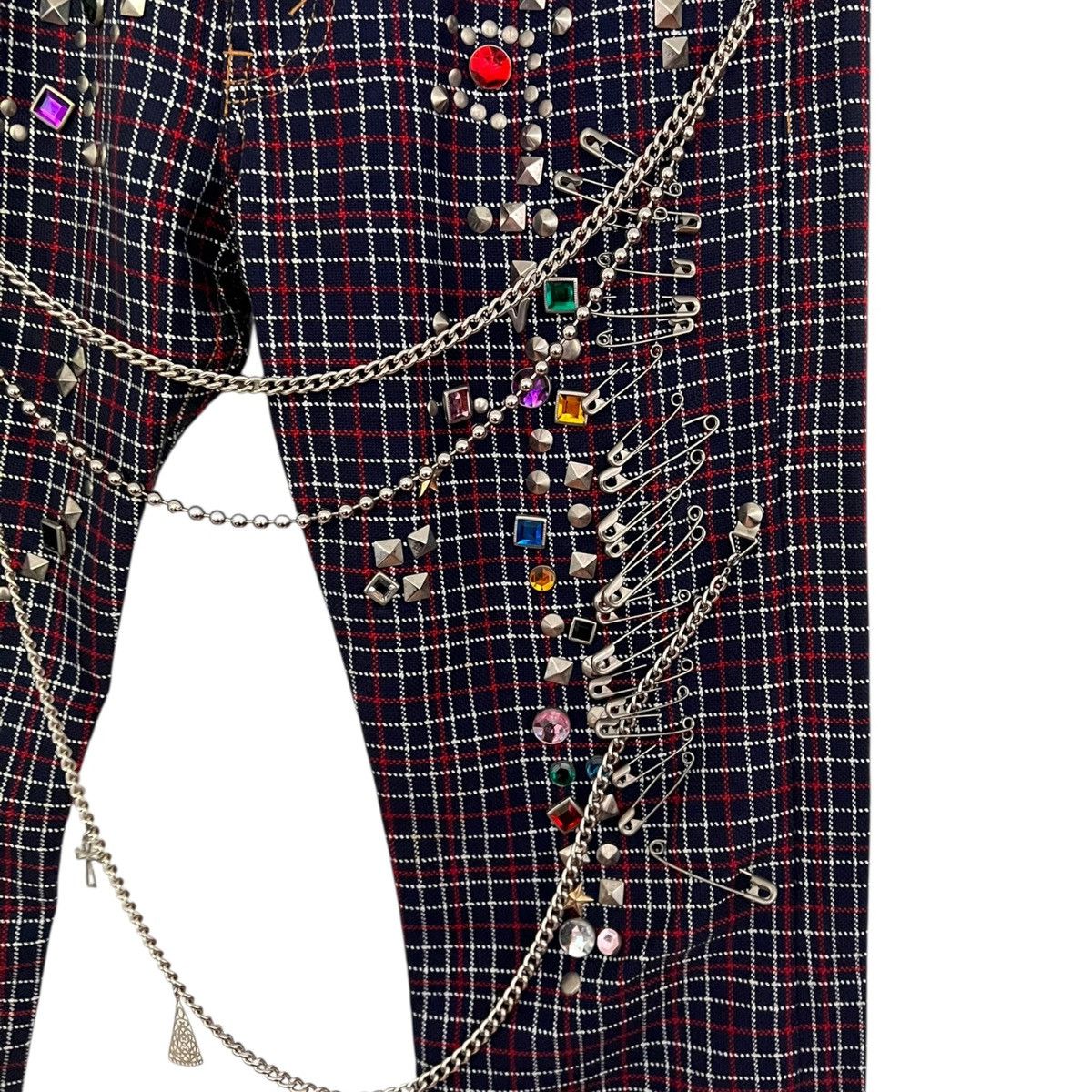 Comme des Garcons Homme Plus × Junya Watanabe Junya watanabe jewel plaid pants Size US 30 / EU 46 - 4 Thumbnail