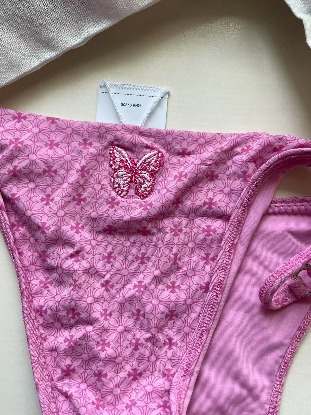Chrome Hearts Chrome Hearts Dipped In Blue Pink Bikini Size S / US 4 / IT 40 - 7 Thumbnail