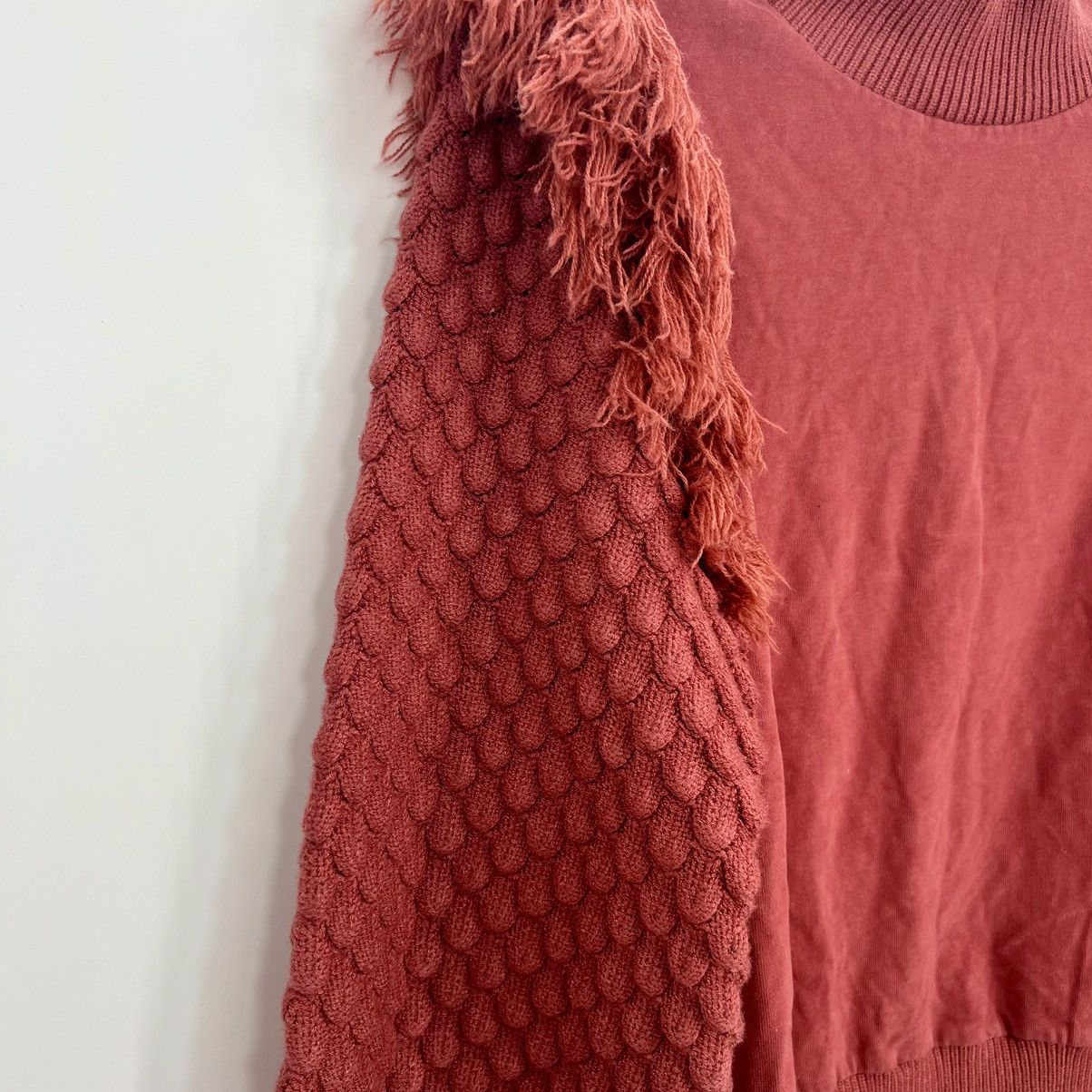 Anthropologie Anthropologie Dolan Fringed Sweater Pullover Crew Neck Pom Size L / US 10 / IT 46 - 5 Thumbnail