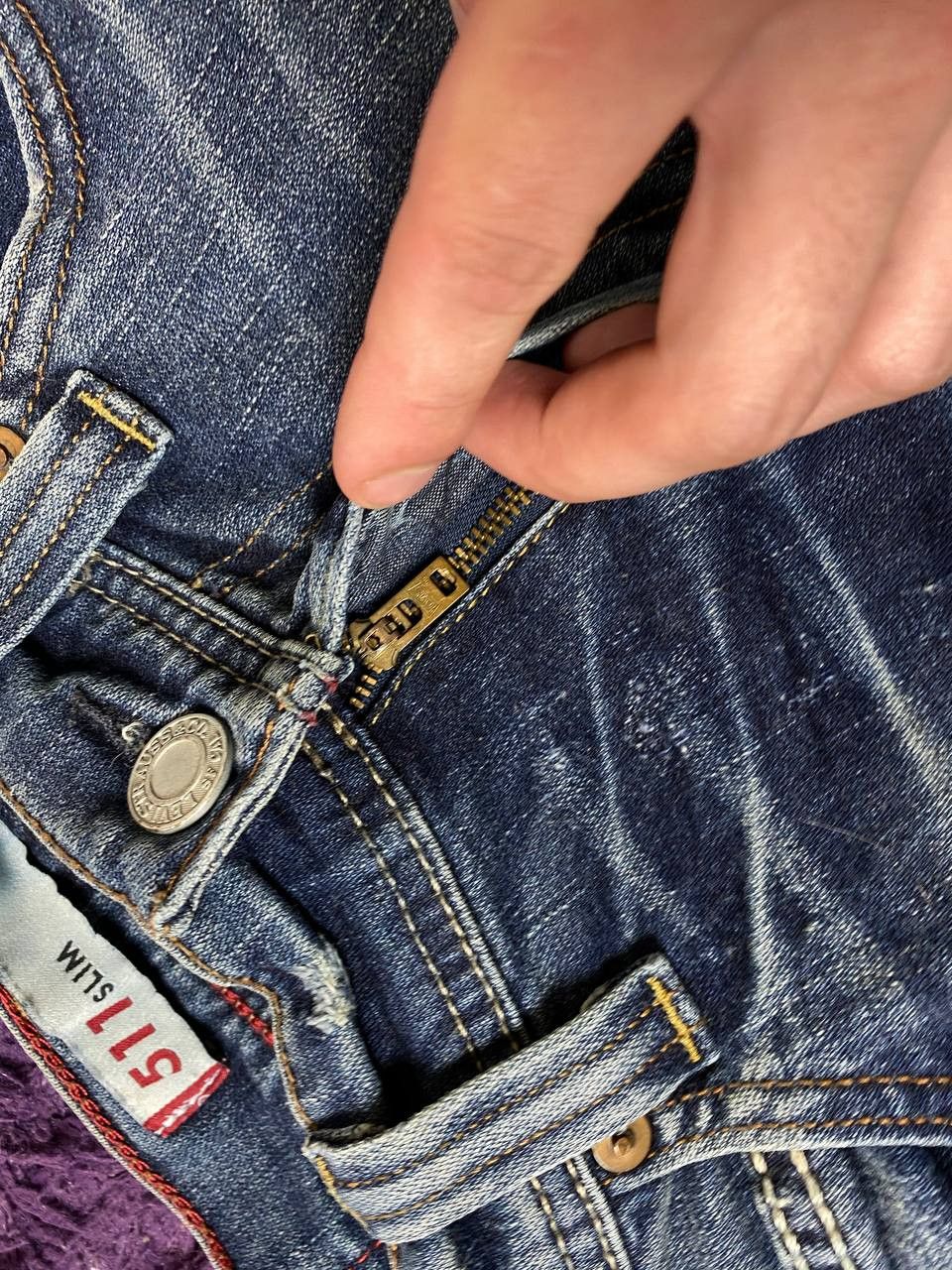 Levi's Vintage Levi's Slim Straight Fit Denim Jeans Size 30" / US 8 / IT 44 - 15 Thumbnail