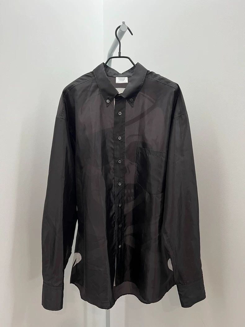 Vetements Vetements 2019ss Runway Thin Silk透气Shirt Loose Long Sleeve Size US S / EU 44-46 / 1 - 1 Thumbnail