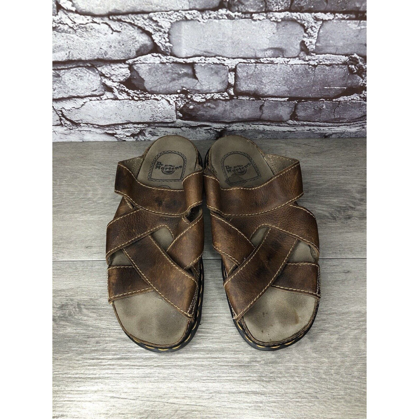 Dr. Martens Vintage 90s DR. DOC MARTENS Brown Leather Fisherman Platform Size US 10 / EU 43 - 4 Thumbnail