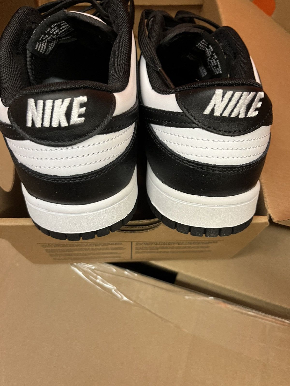 Nike Nike Dunk Low Retro White Black Panda Size US 11 / EU 44 - 3 Thumbnail