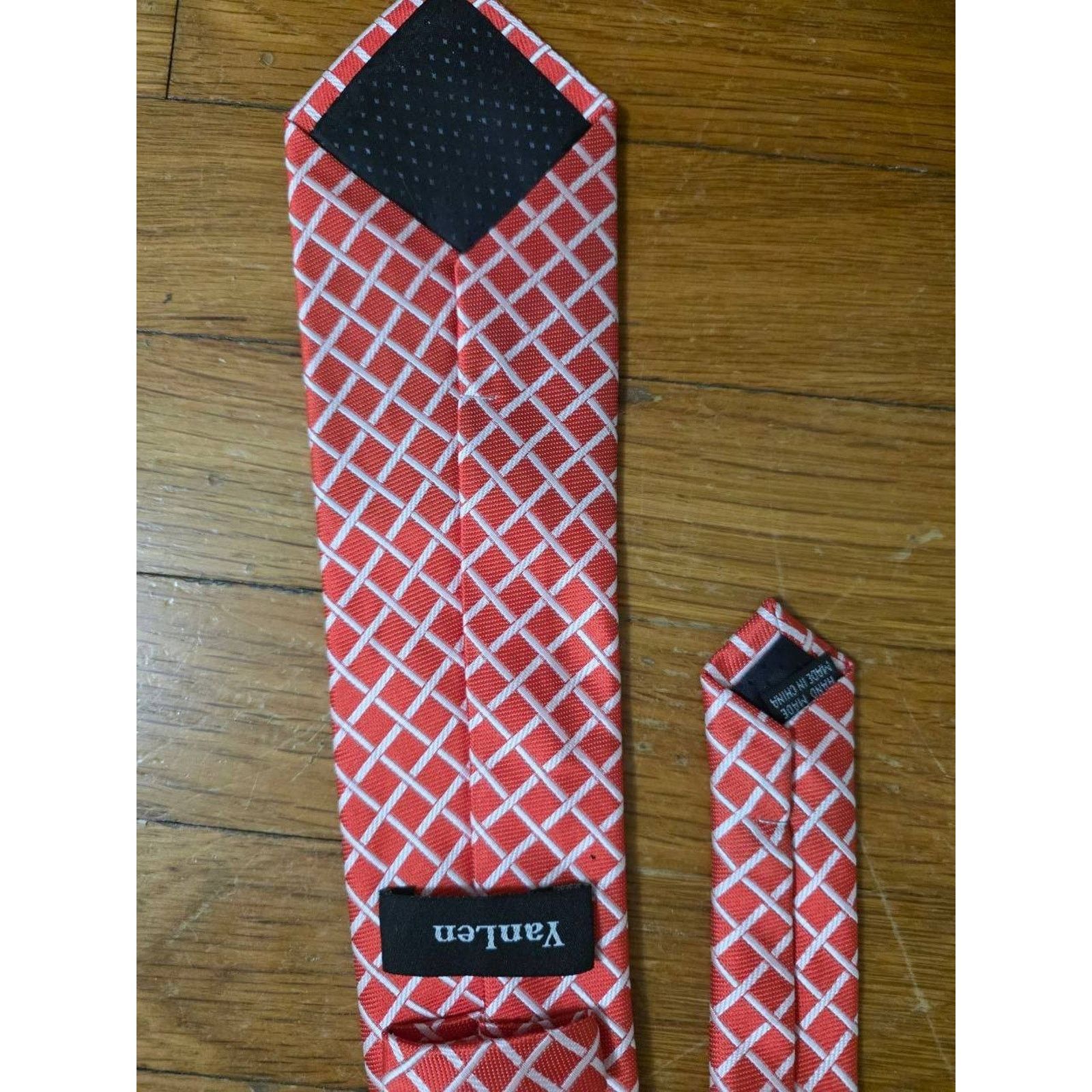& Other Stories YanLen Ties for Men 100% Silk Reg A001286 Size 26 - 3 Thumbnail