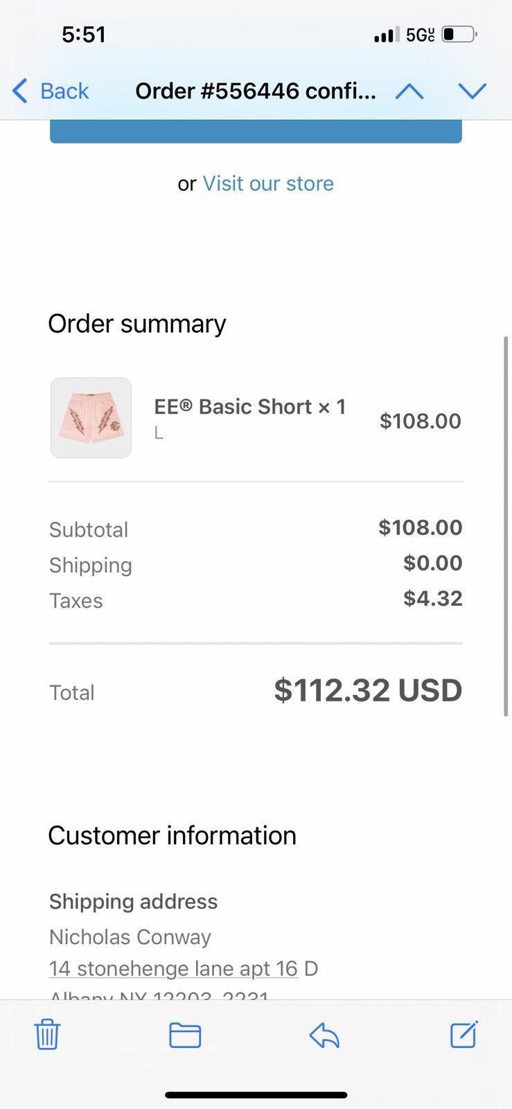Eric Emanuel Eric Emanuel pink rose quartz lightning bolt shorts large Size US 32 / EU 48 - 2 Thumbnail