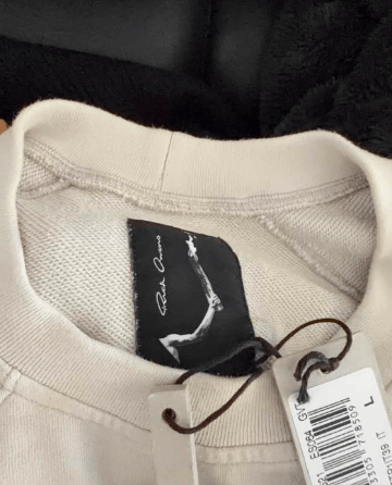 Rick Owens Rick Owens Crew Neck Sweatshirt, Unisex Size US L / EU 52-54 / 3 - 6 Thumbnail