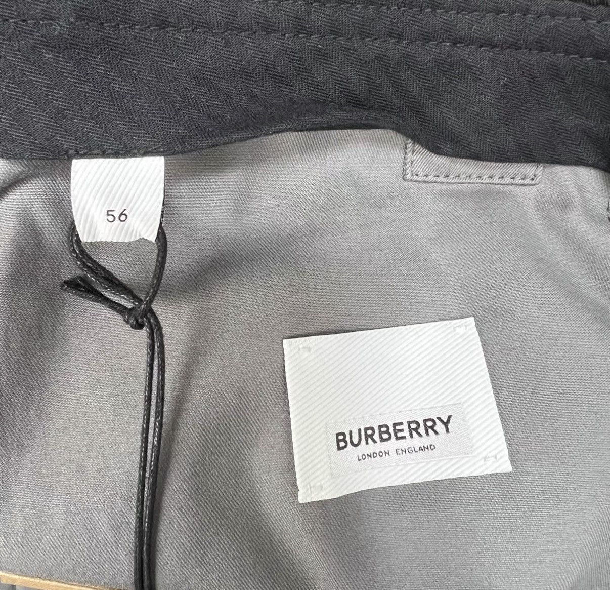 Burberry Burberry Grey Logo Embroidered Casual Pants K12 Size US 42 / EU 58 - 6 Thumbnail
