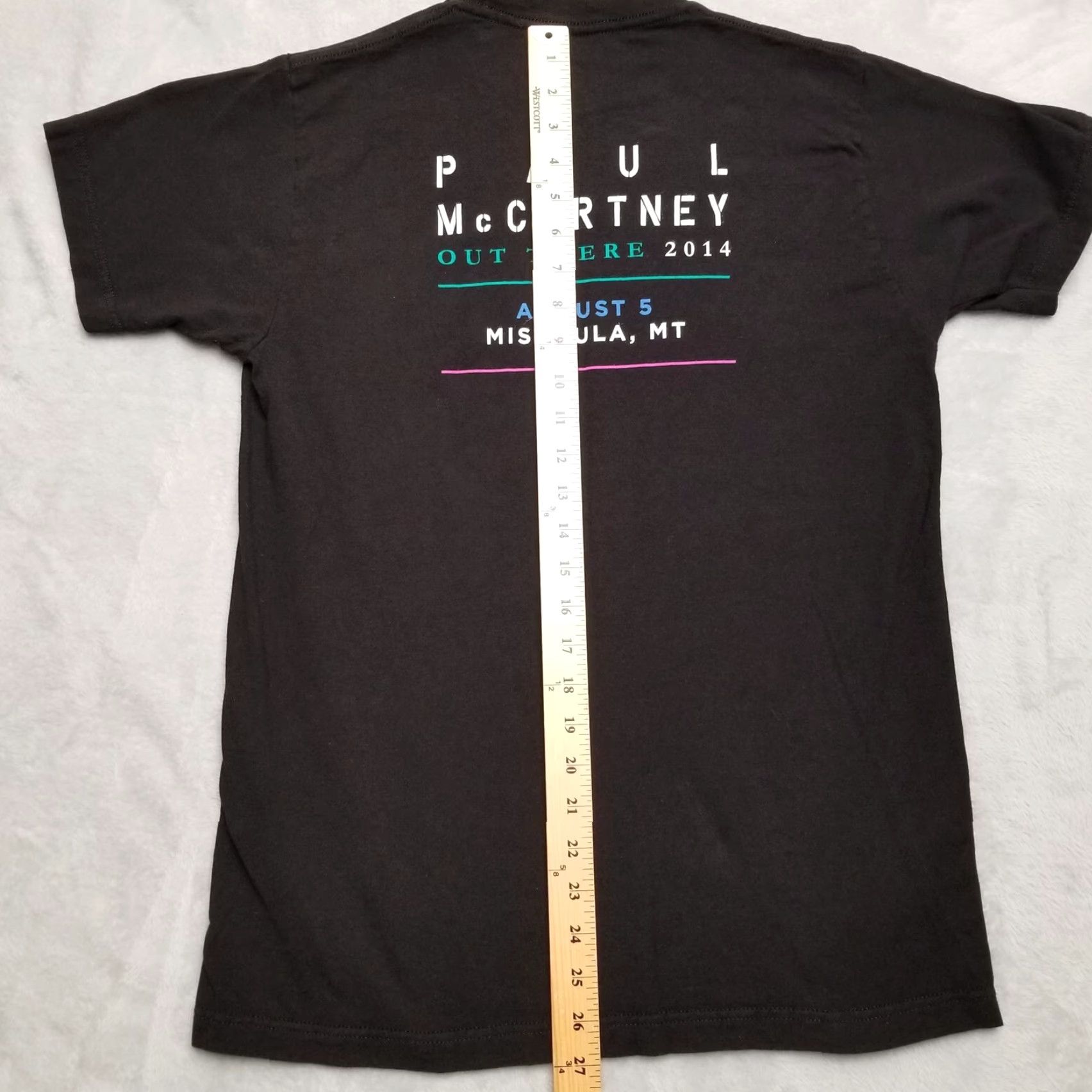 Vintage VINTAGE Paul McCartney Shirt Men M Black Short Sleeve Concert Missoula MT Out There Mens Size US M / EU 48-50 / 2 - 6 Thumbnail