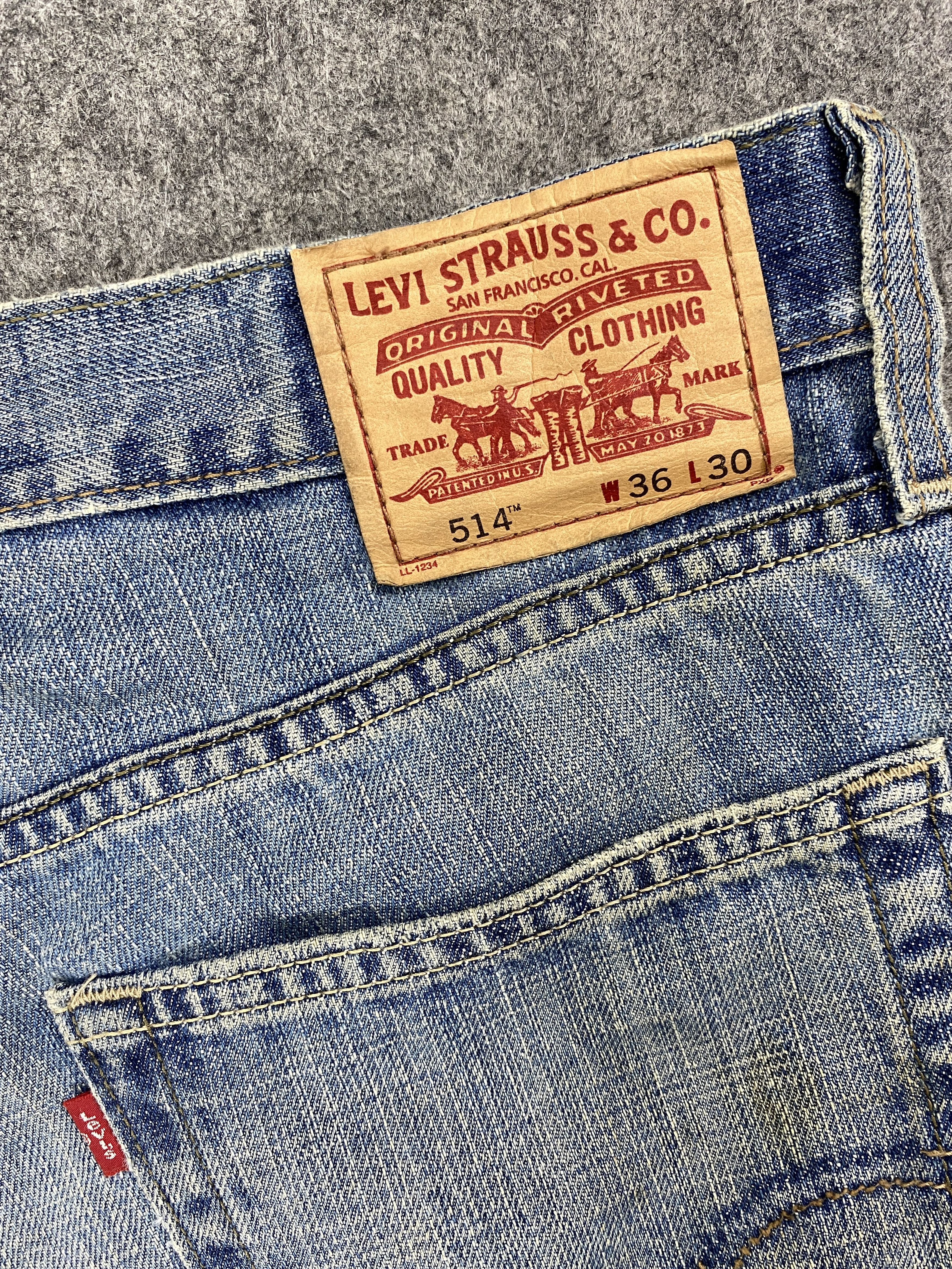 Levi's Dirty Used Blue Vintage Levi's 514 38x32 Denim -JN1714 Size US 38 / EU 54 - 10 Thumbnail