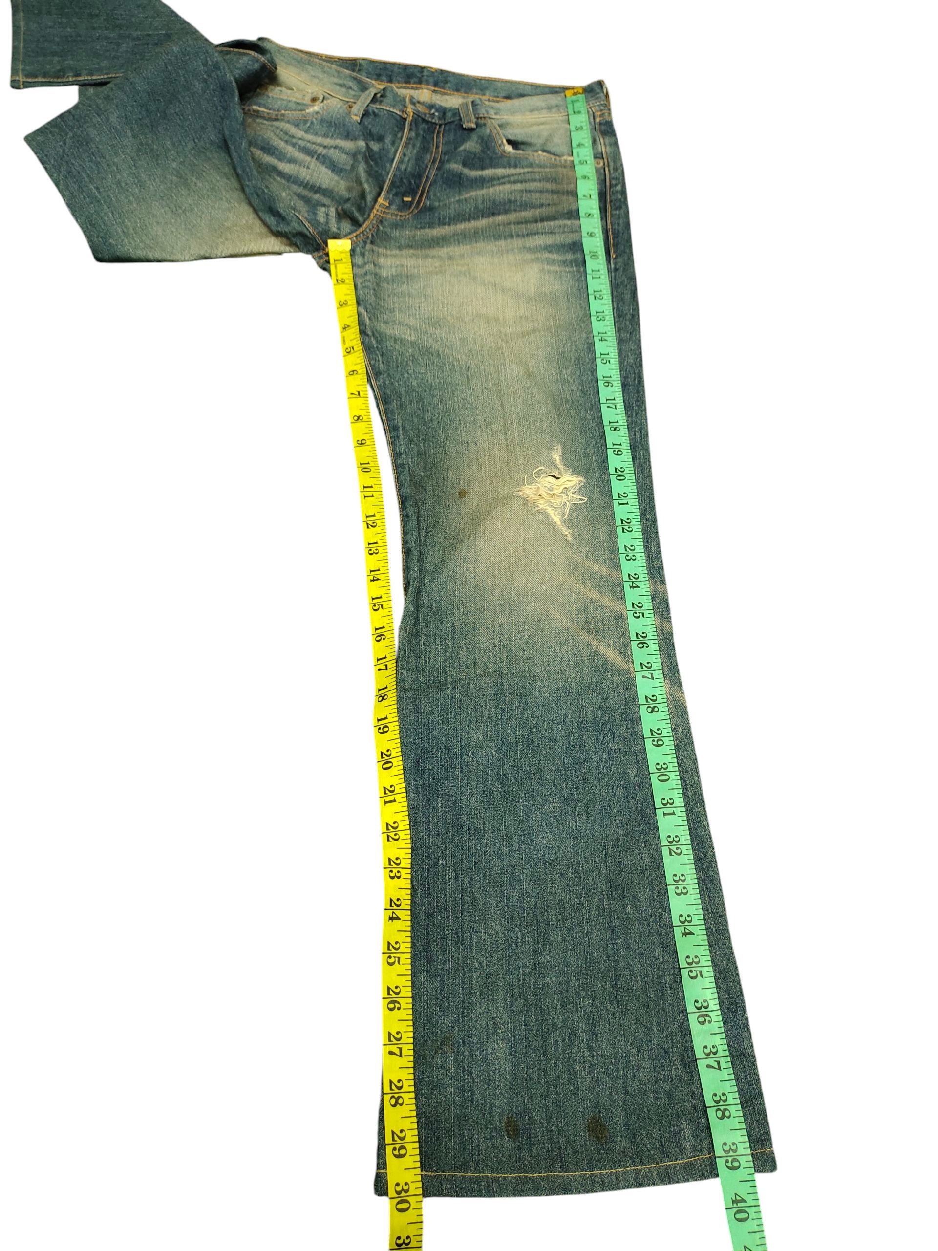 Kapital Vintage Levis 517 Clawmark Distress Rusty Flare Denim Jeans Size US 30 / EU 46 - 16 Thumbnail