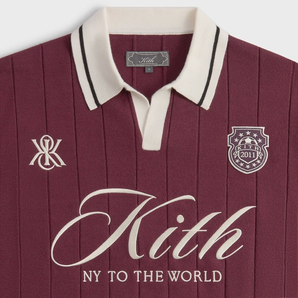 Kith Kith Rugby Pullover Sweater in Essence (Maroon) Viscose XL Size US XL / EU 56 / 4 - 4 Thumbnail