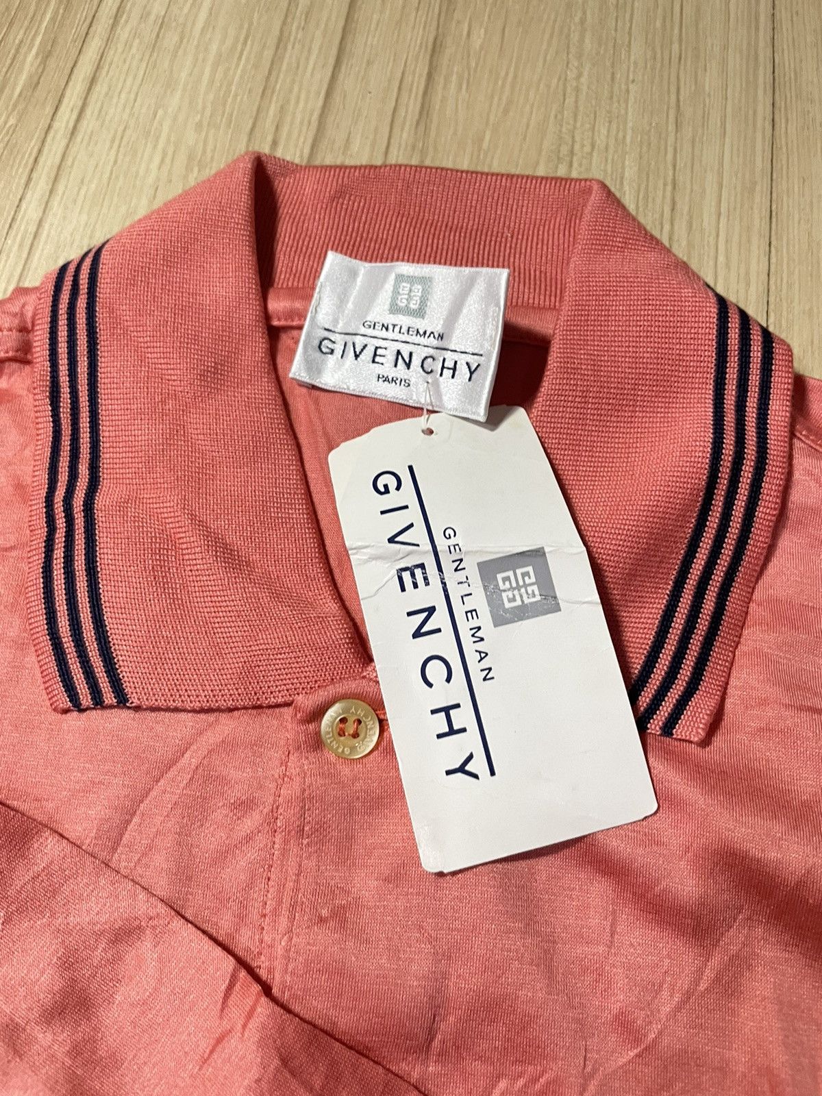 Givenchy × Vintage VINTAGE GIVENCHY PARIS POLO TEE Size US L / EU 52-54 / 3 - 9 Thumbnail