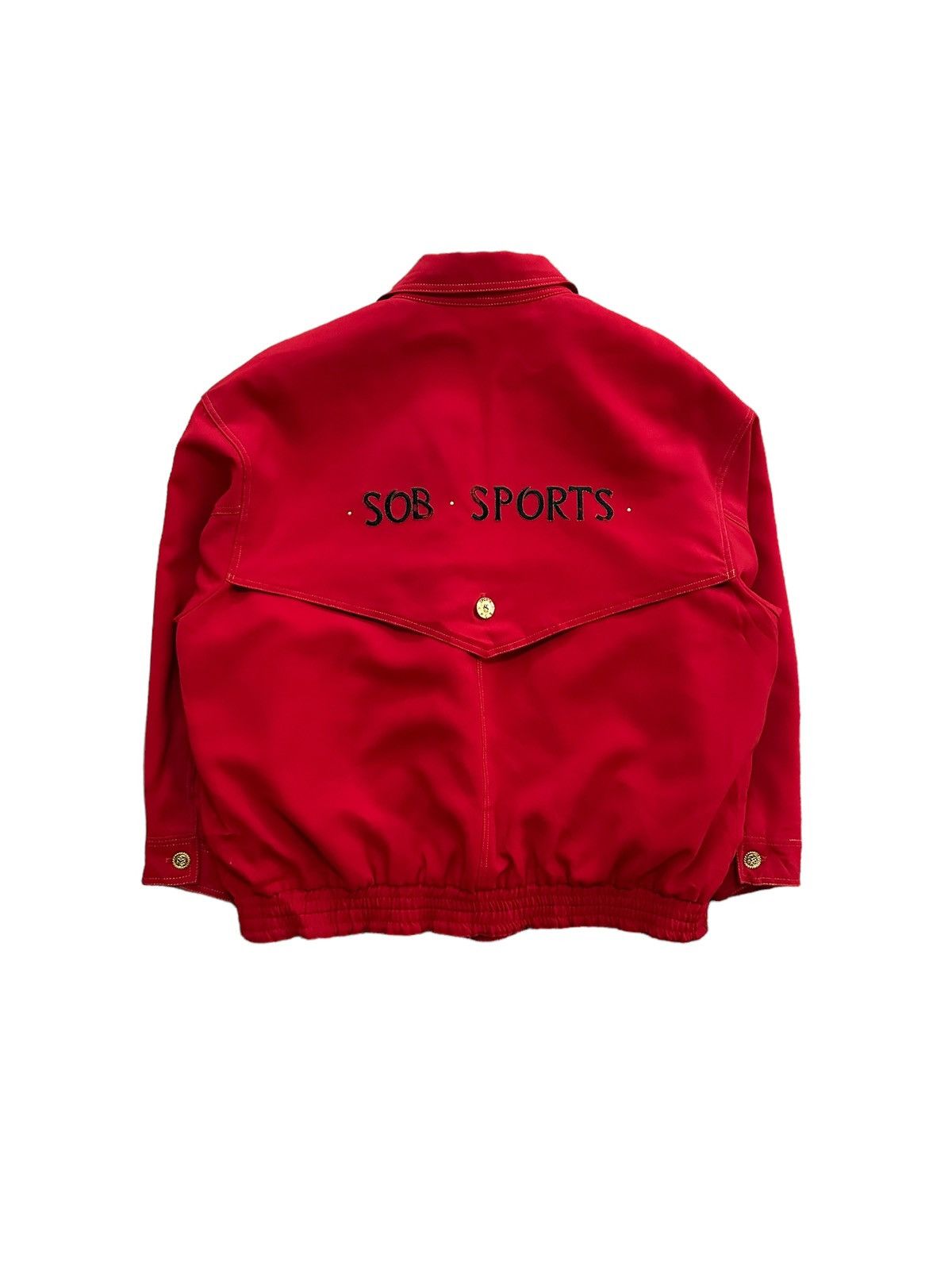 image of Vintage Sob Sports Jacketu in Red, Men's (Size Large)