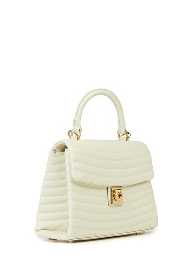 Salvatore Ferragamo o1s1rm0325 Size: OS / Leather Shoulder Bag in White Size ONE SIZE - 3 Thumbnail