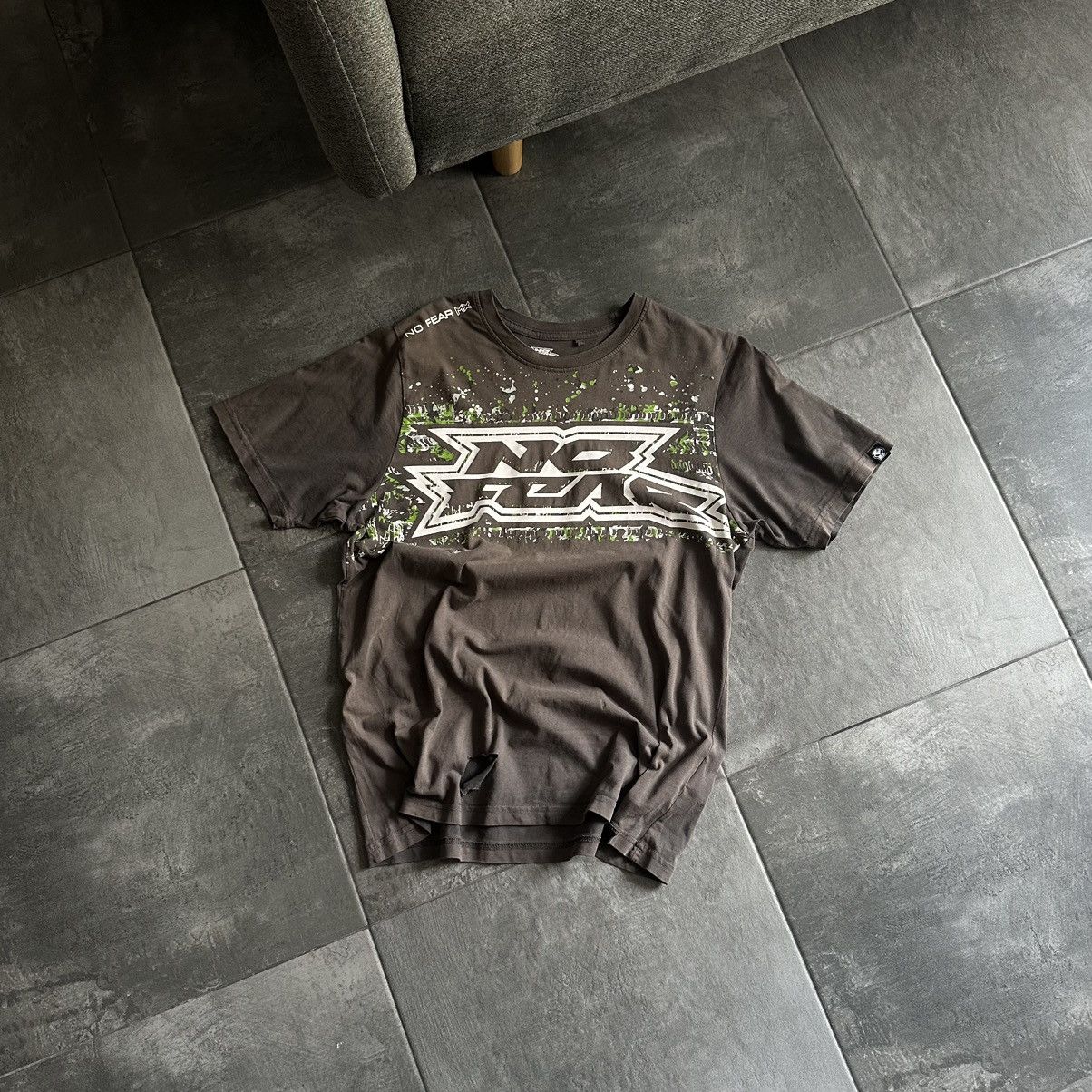 No Fear × Vintage Vintage Japanese Style No Fear T-shirts Big Logo Rap Y2K 00s Size US S / EU 44-46 / 1 - 4 Thumbnail
