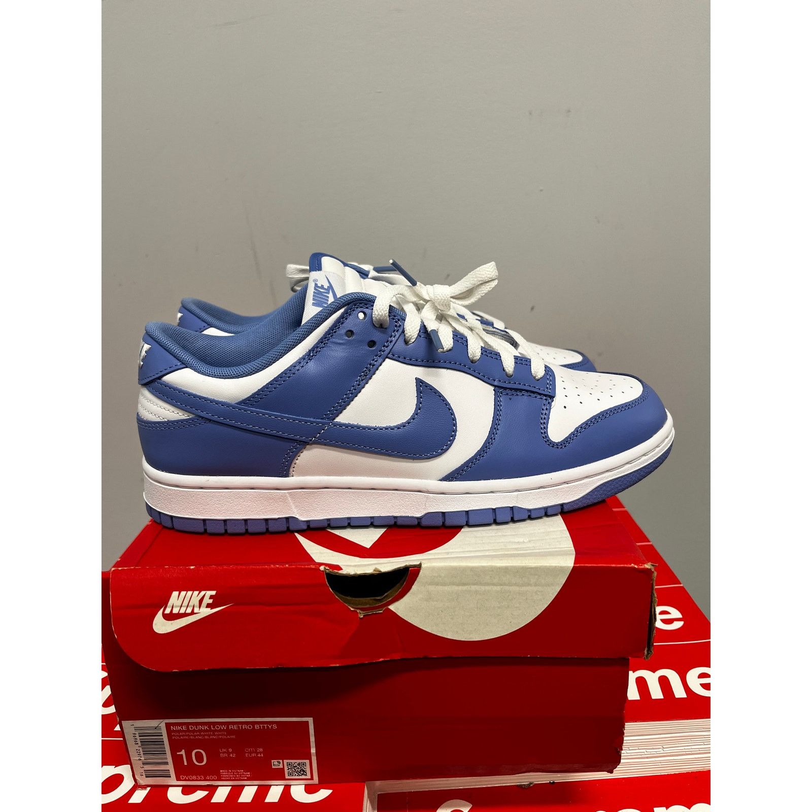 Nike Nike Dunk Low Polar Blue White Size 10 BRAND NEW SHIPS NOW Size US 10 / EU 43 - 1 Thumbnail