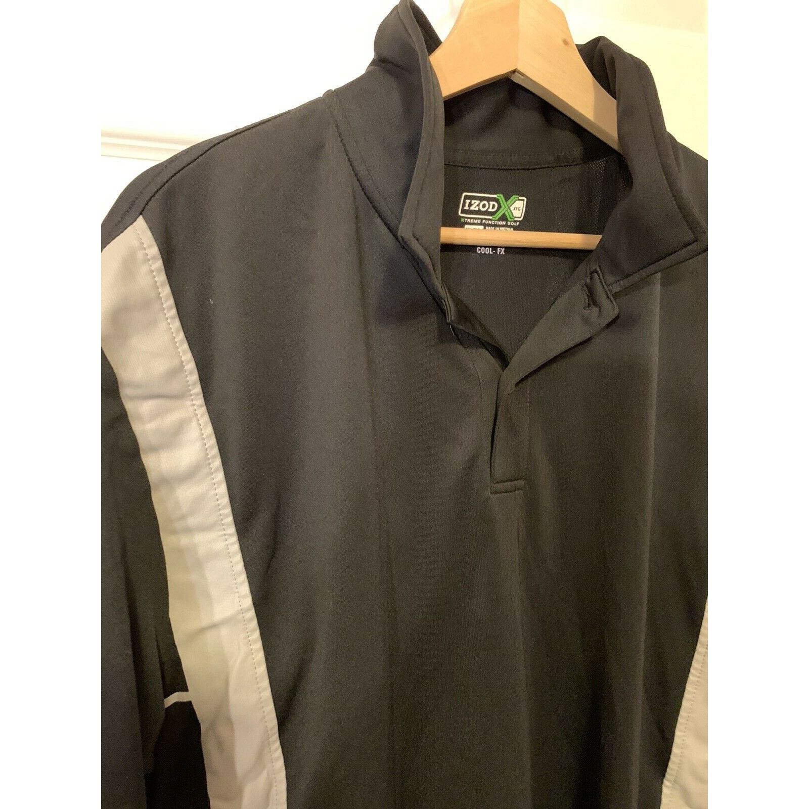Izod IZOD Golf Men’s Sz XL Polo Shirt Black Cool-FX Extreme Funct Size US XL / EU 56 / 4 - 3 Thumbnail