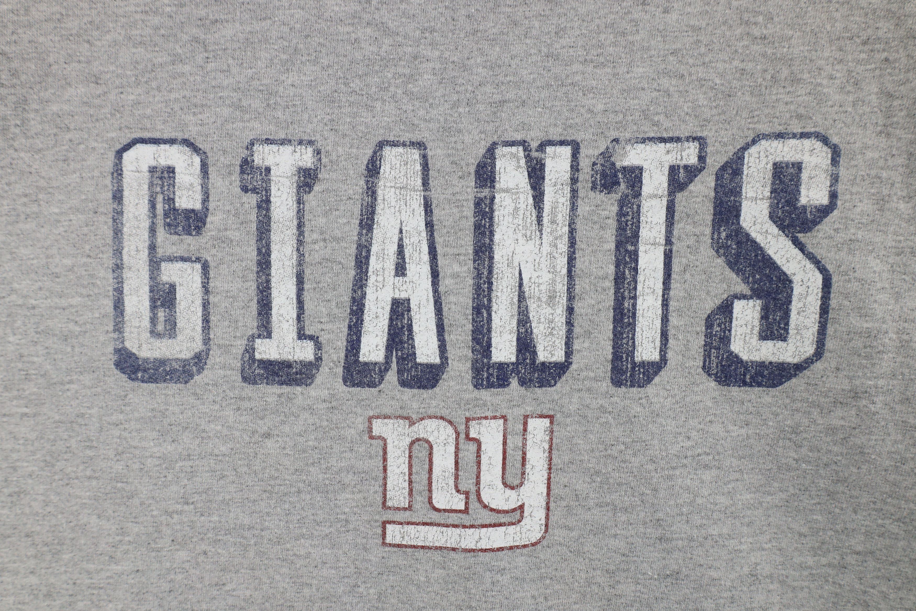 Vintage Vintage NFL Spell Out New York Giants Football T-Shirt Gray Size US XXL / EU 58 / 5 - 4 Thumbnail