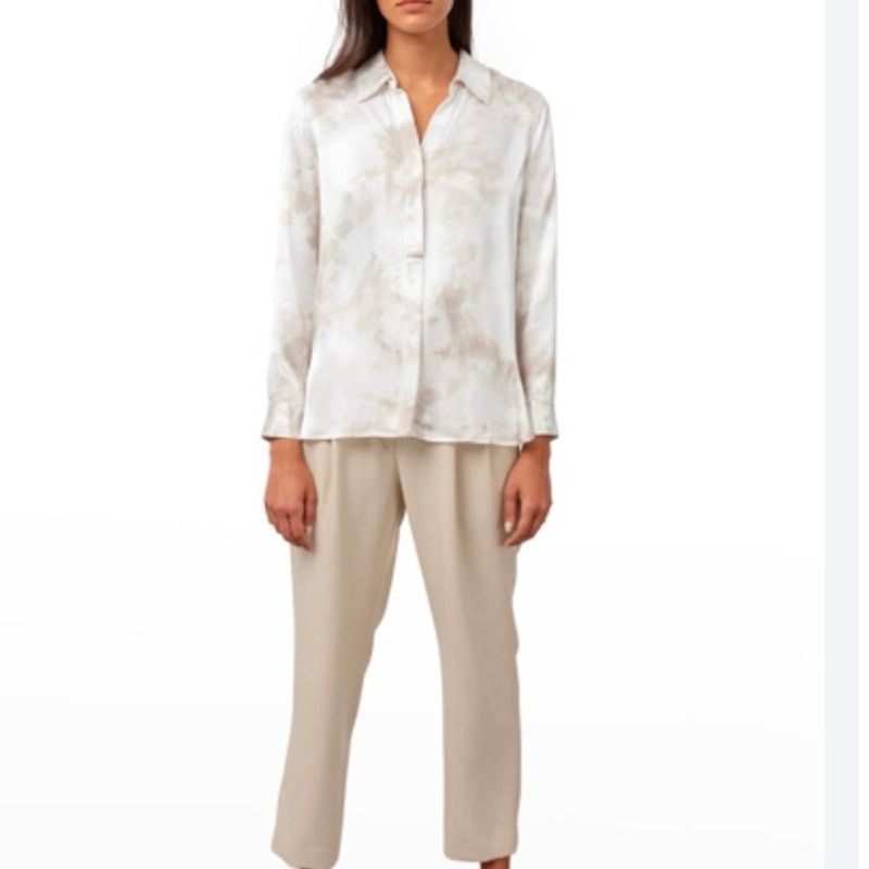 Rails RAILS Nissa Collared Pullover Top In Ivory Storm Size SMALL Size S / US 4 / IT 40 - 12 Thumbnail