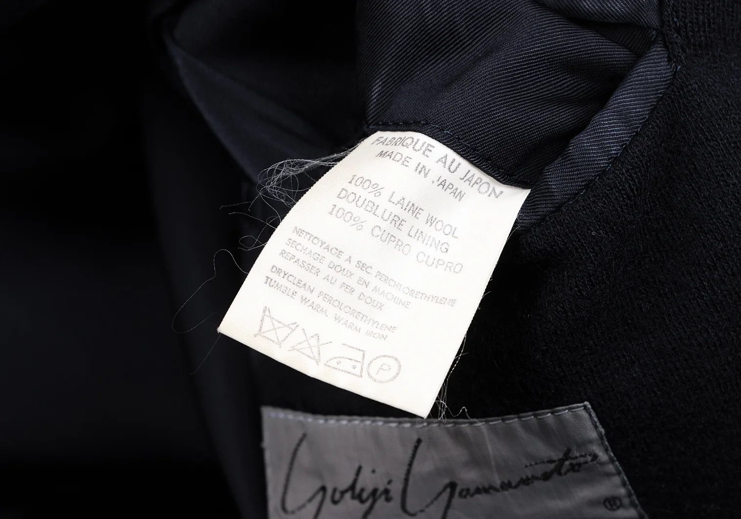 Yohji Yamamoto Yohji Yamamoto Wool Pocket Jacket Navy M Size US M / EU 48-50 / 2 - 14 Thumbnail