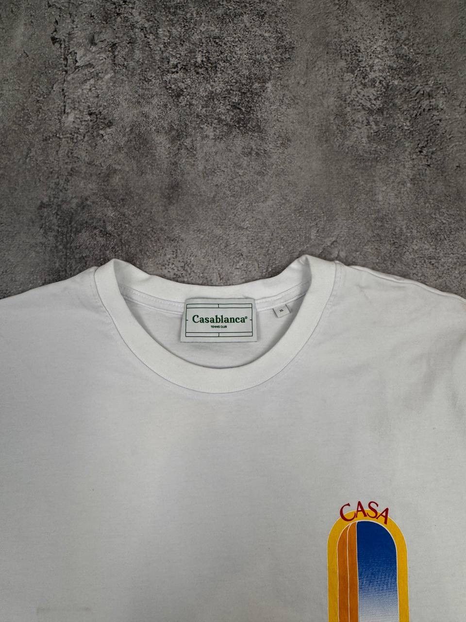 Casablanca Casablanca Tennis Club Men T-Shirt White Size XL Size US XL / EU 56 / 4 - 4 Thumbnail
